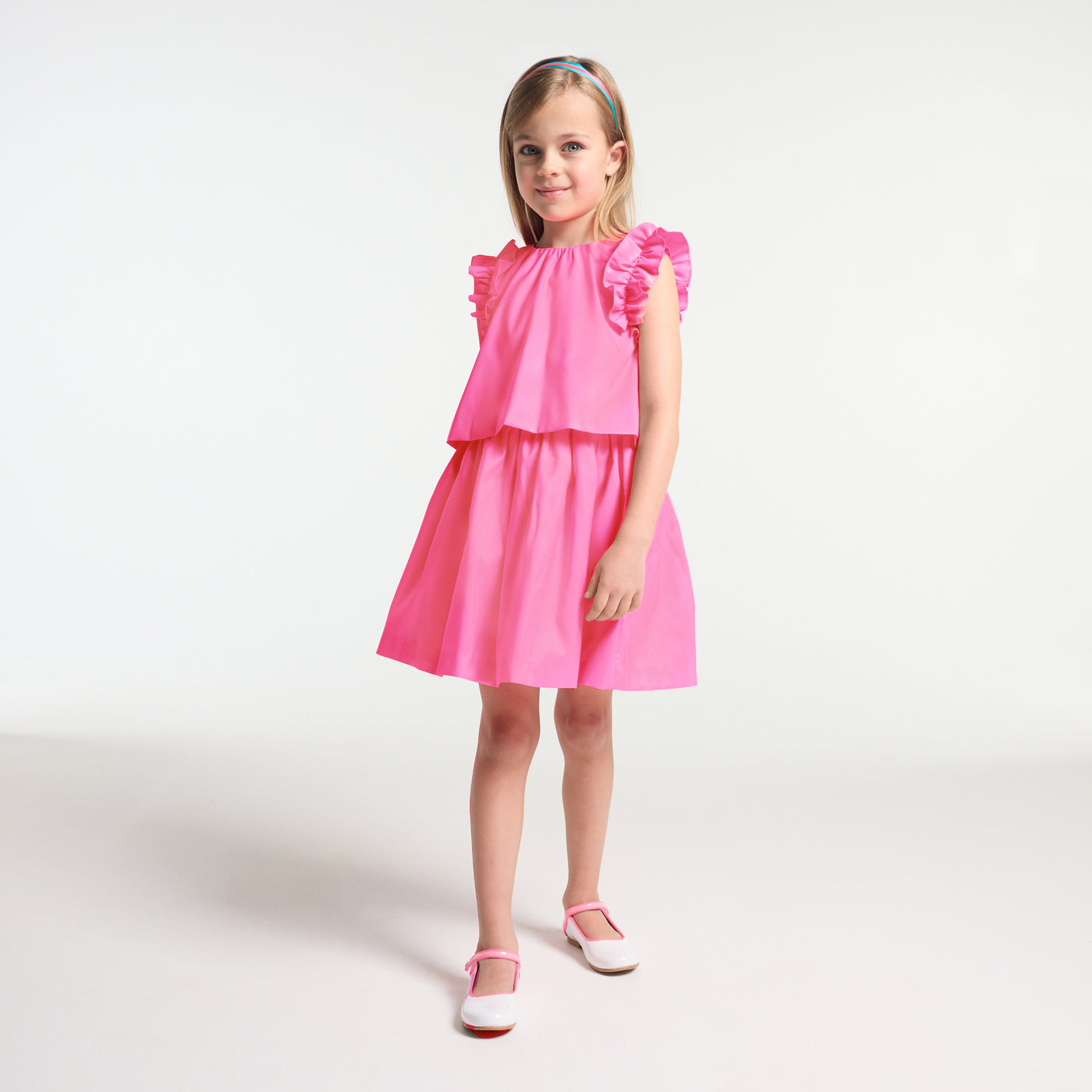 Girl taffeta top