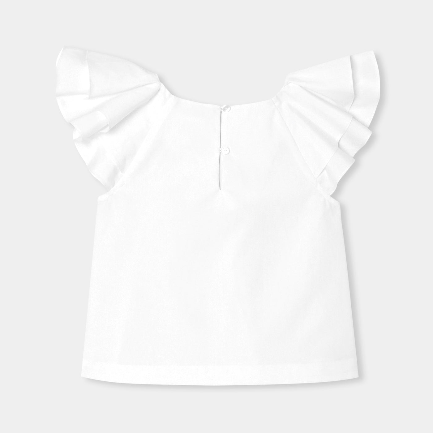 Girl blouse in poplin