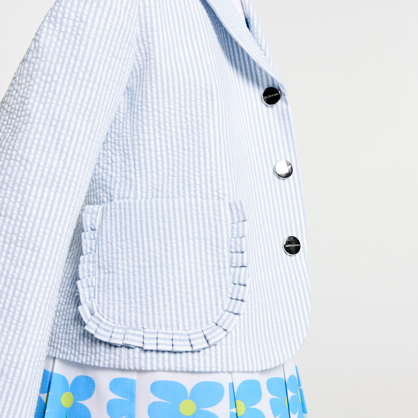 Girl seersucker jacket