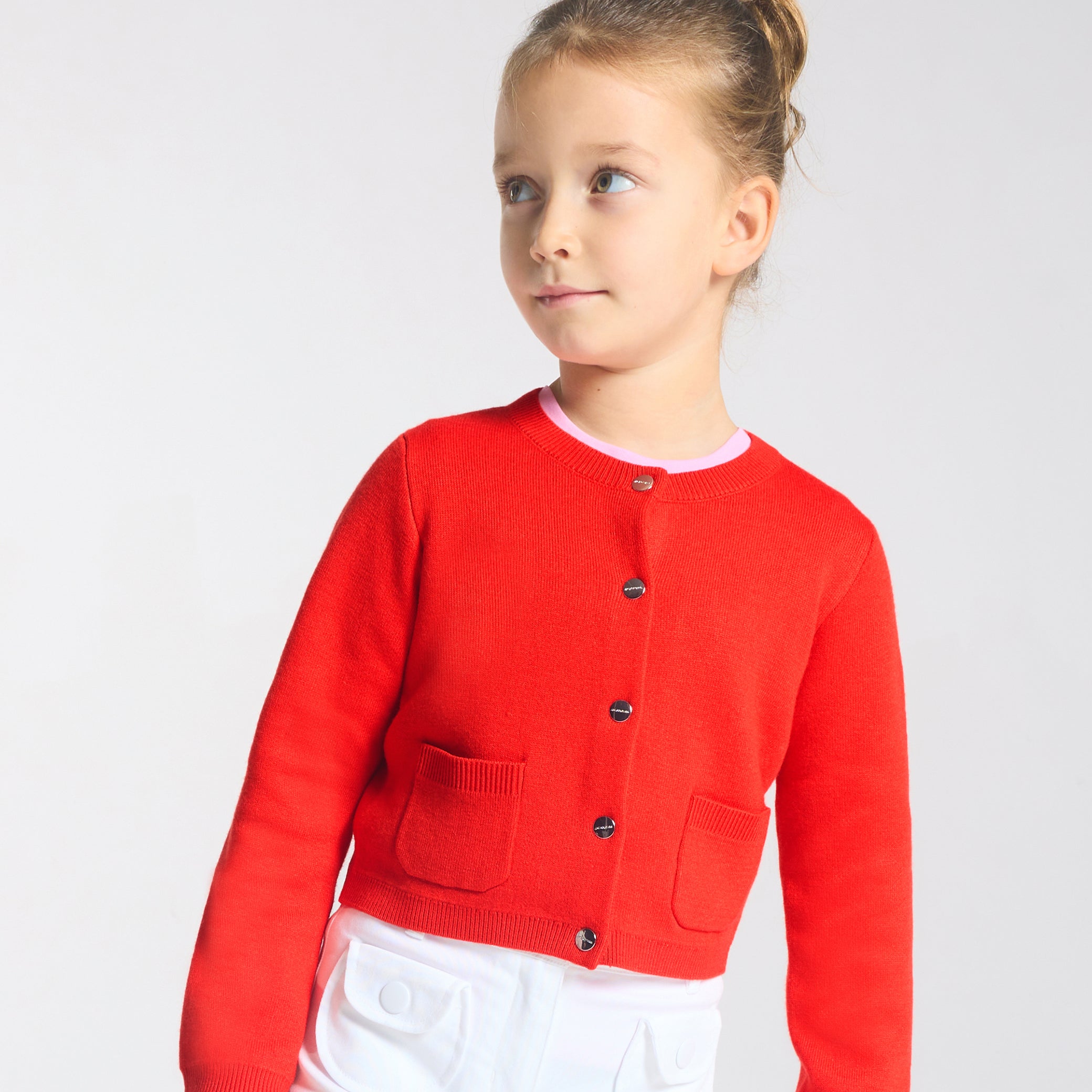 Girl short cardigan