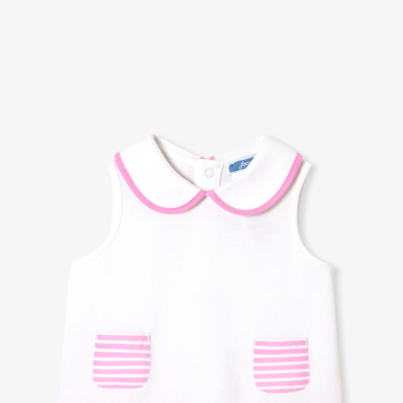 Baby girl dress in cotton piqué