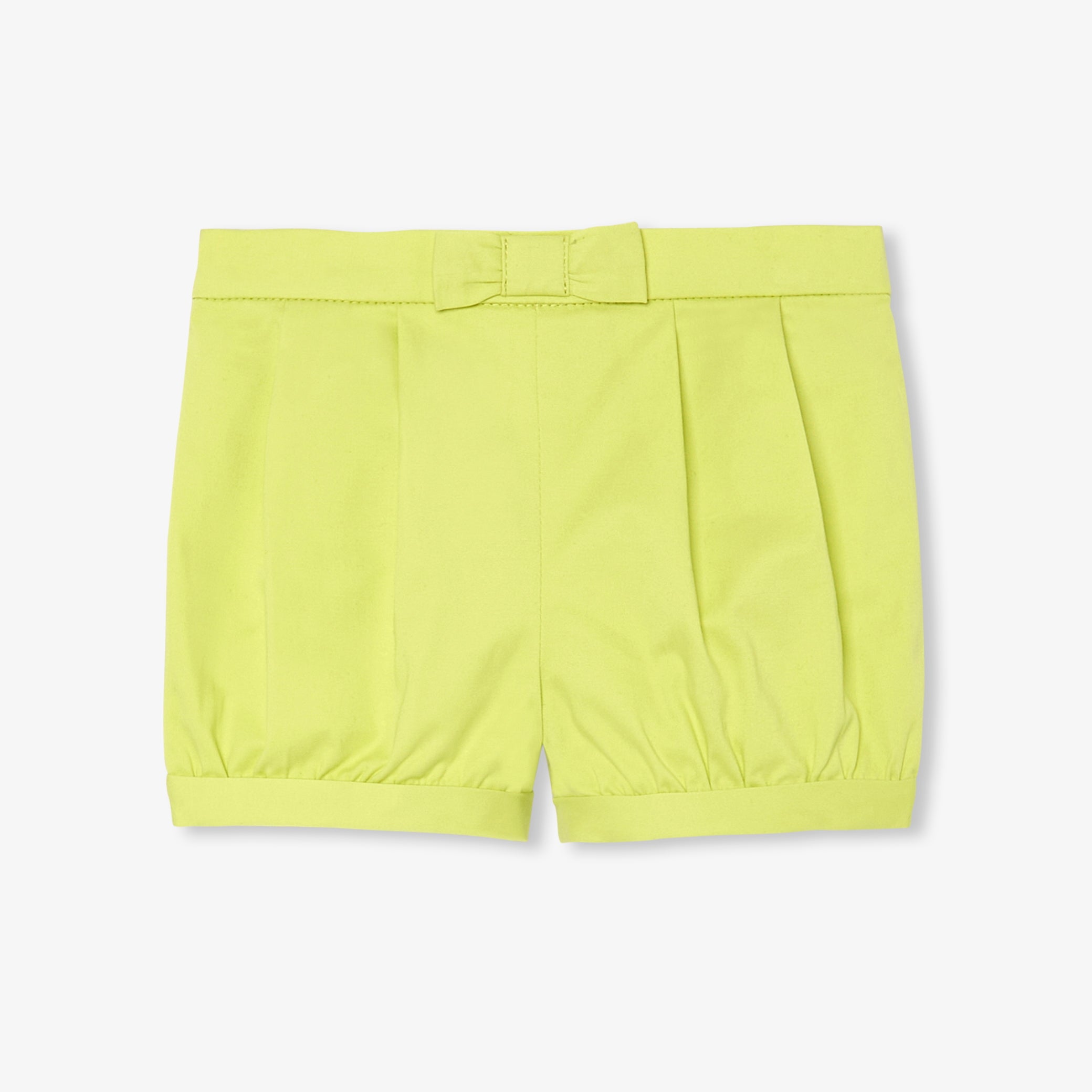 Baby girl shorts in twill