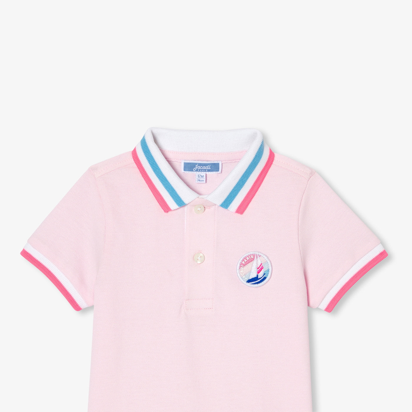 Baby boy short-sleeved polo shirt