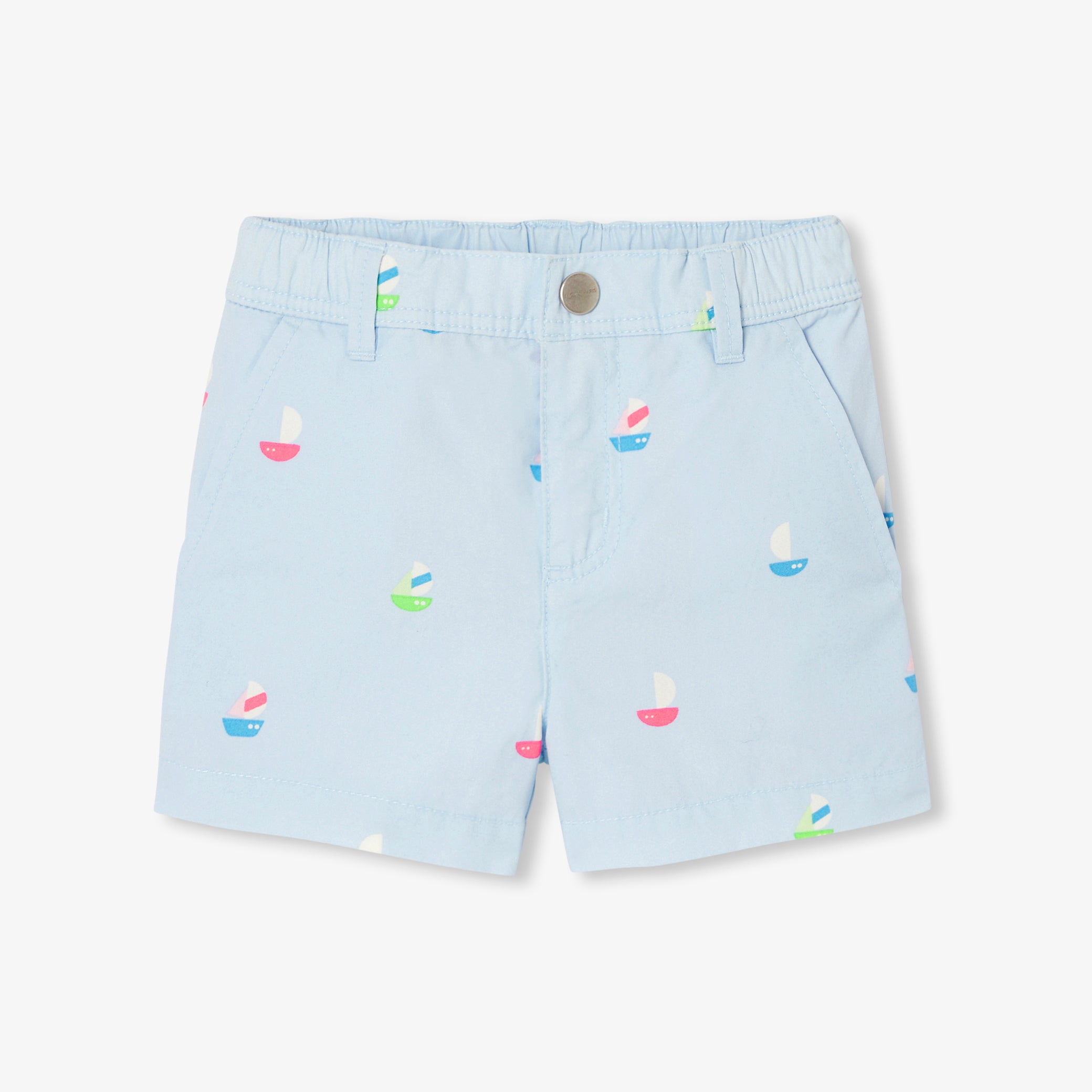 Baby boy shorts in twill
