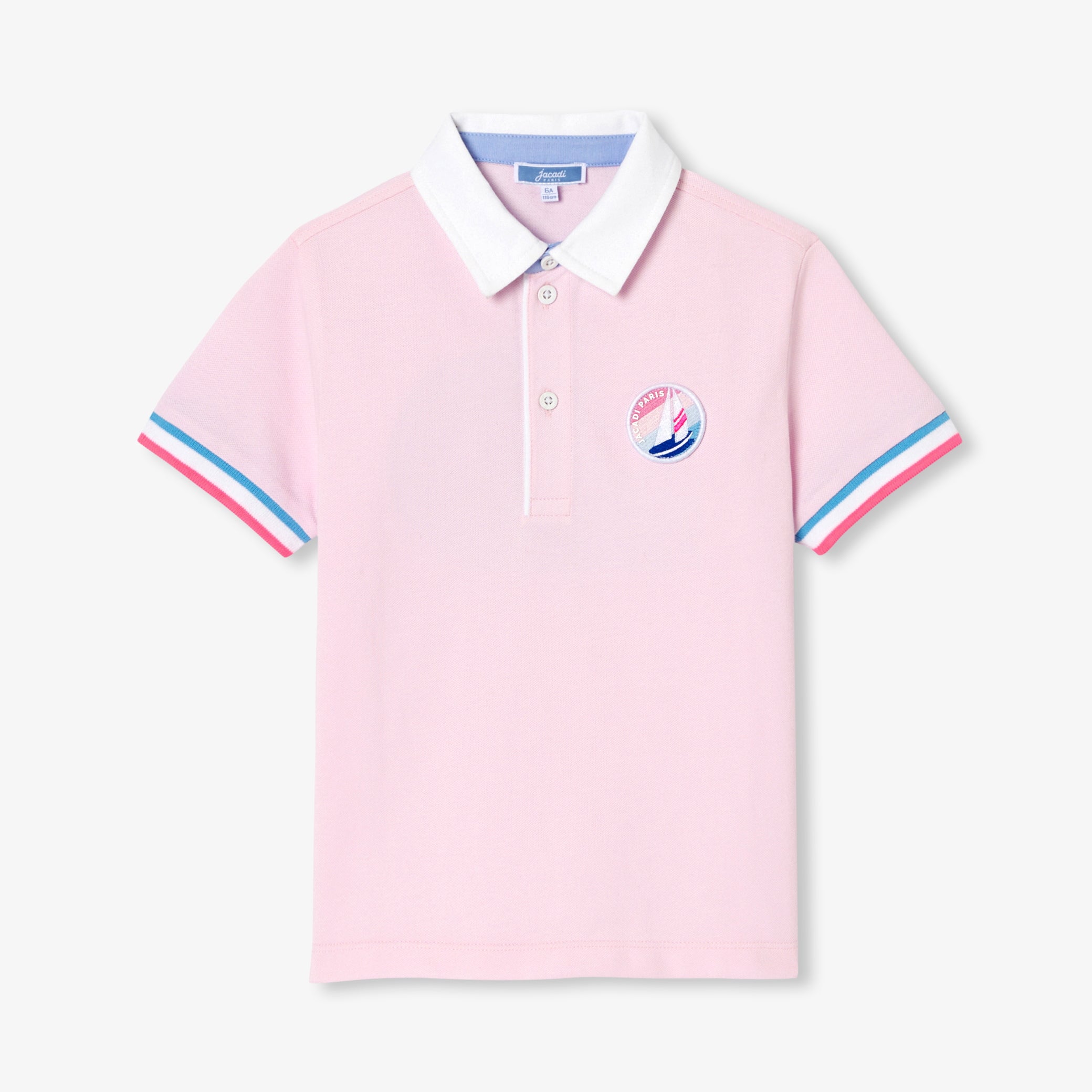 Boy polo shirt in cotton piqué