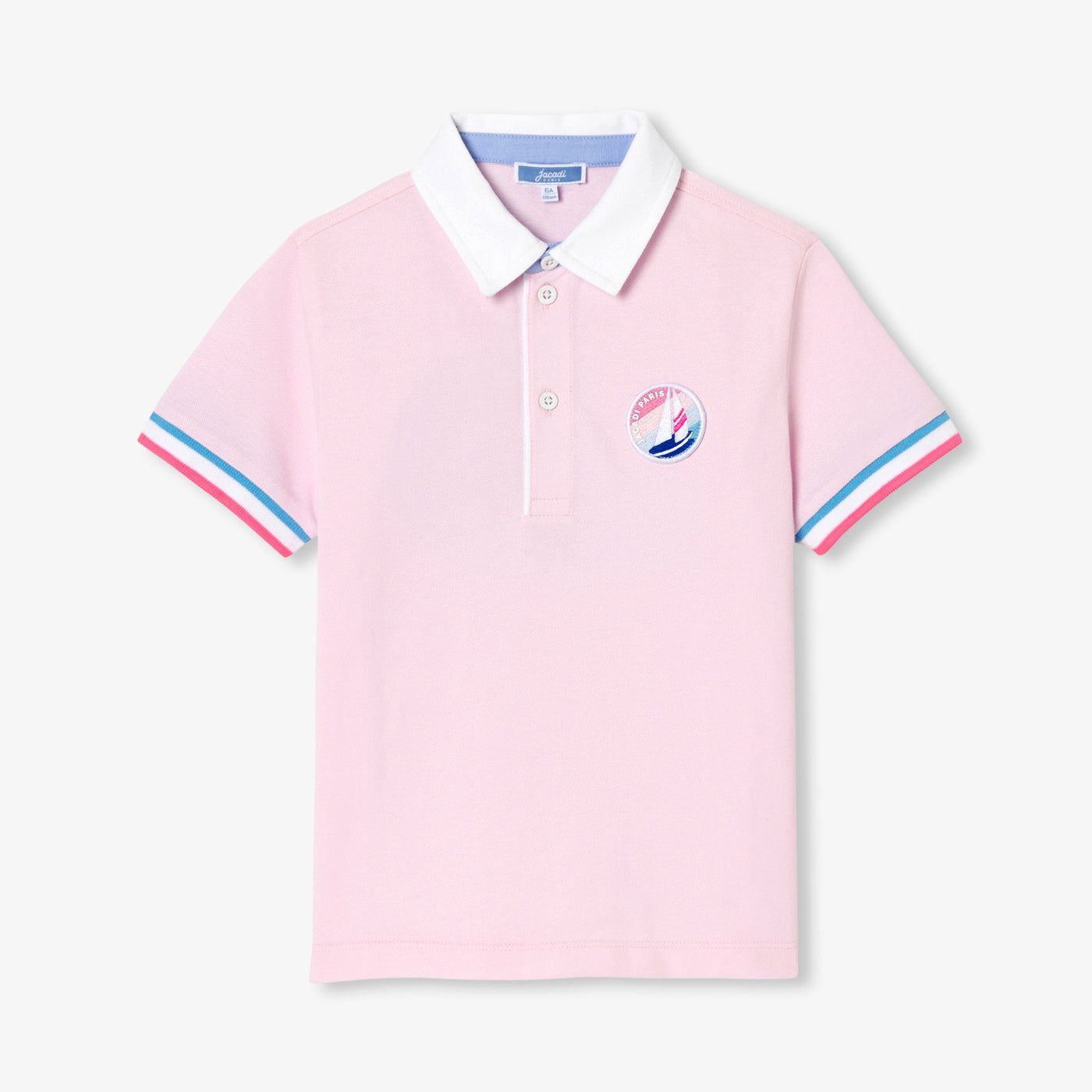 Boy polo shirt in cotton piqué