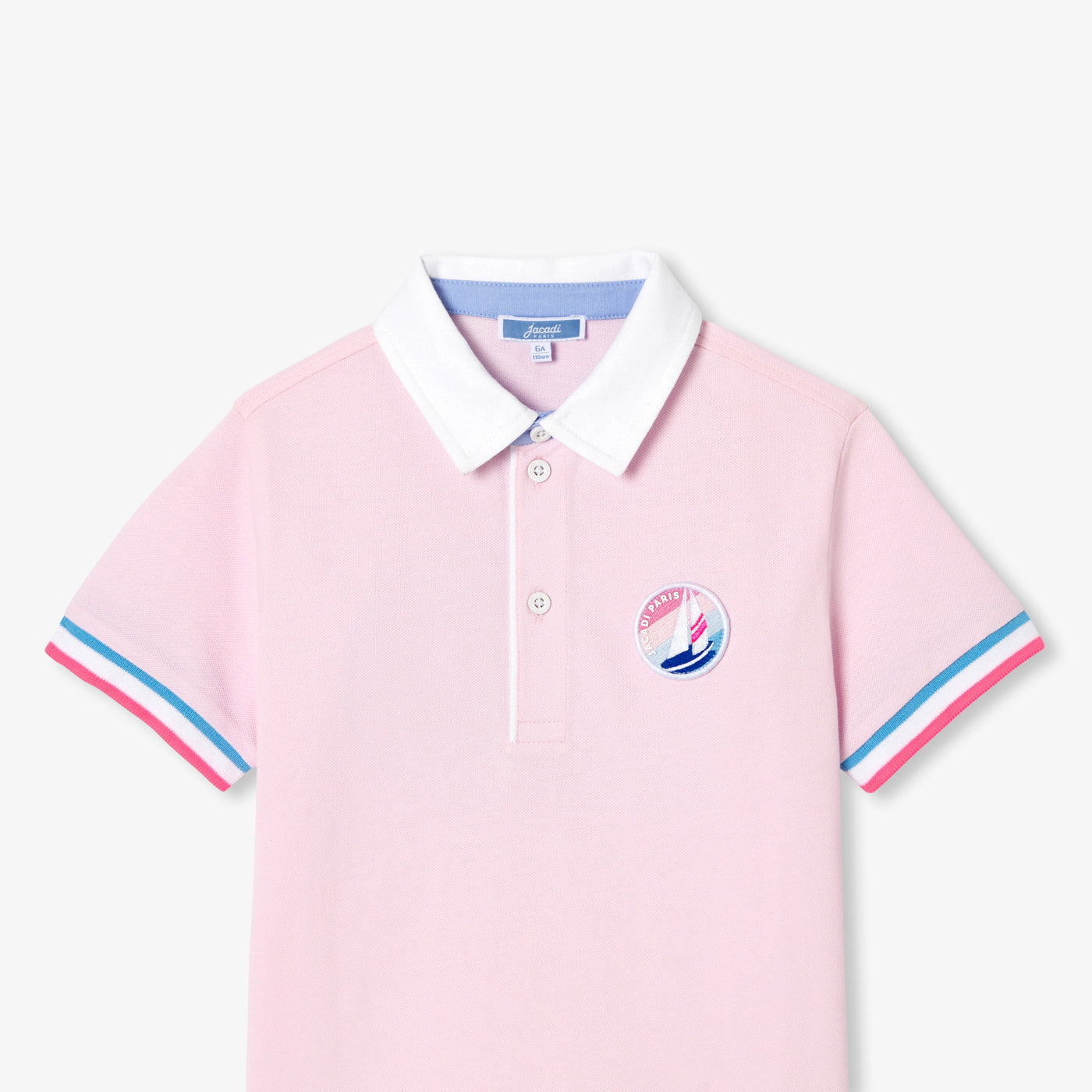 Boy polo shirt in cotton piqué