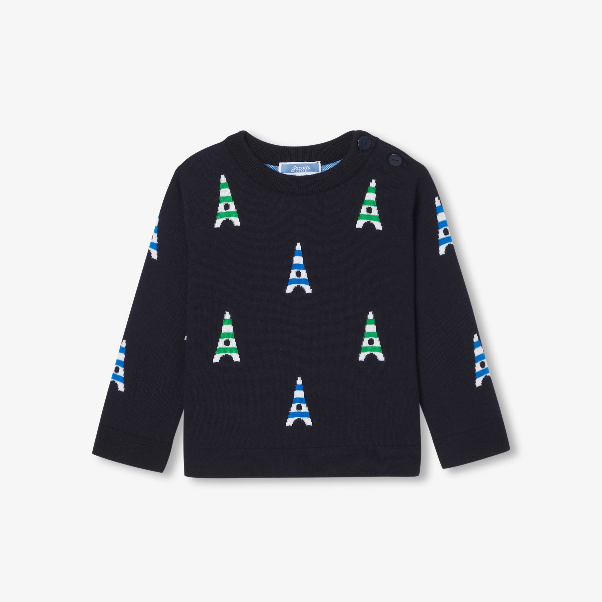 Baby boy cotton jumper