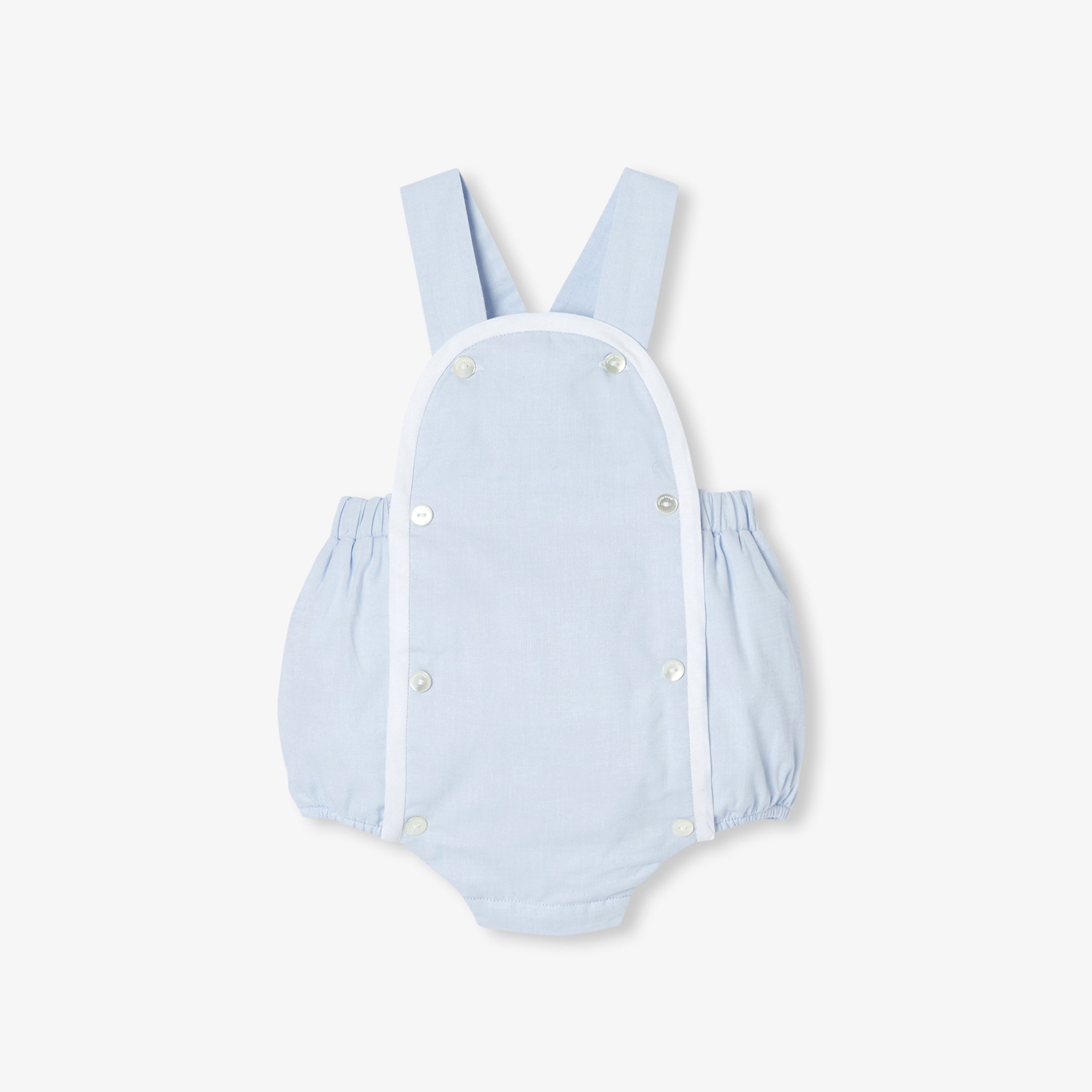 Baby romper in oxford