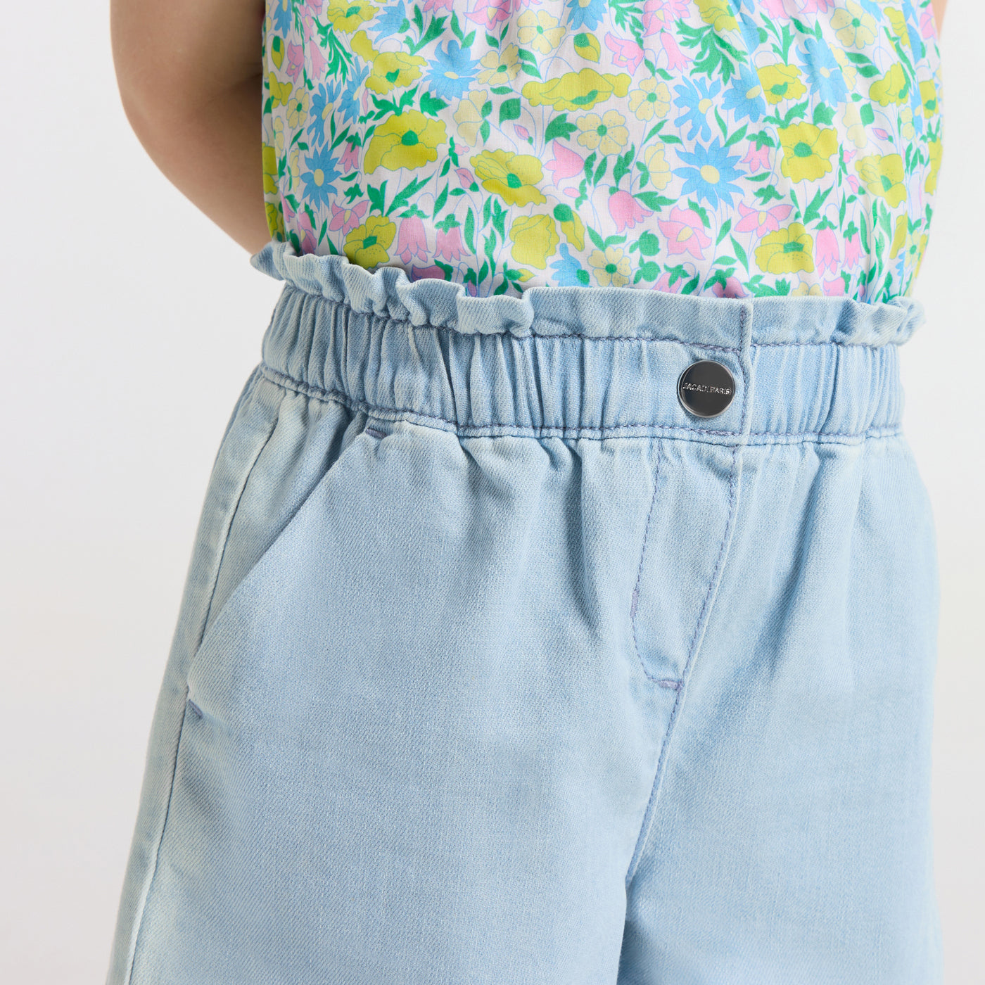 Baby girl lightweight denim shorts