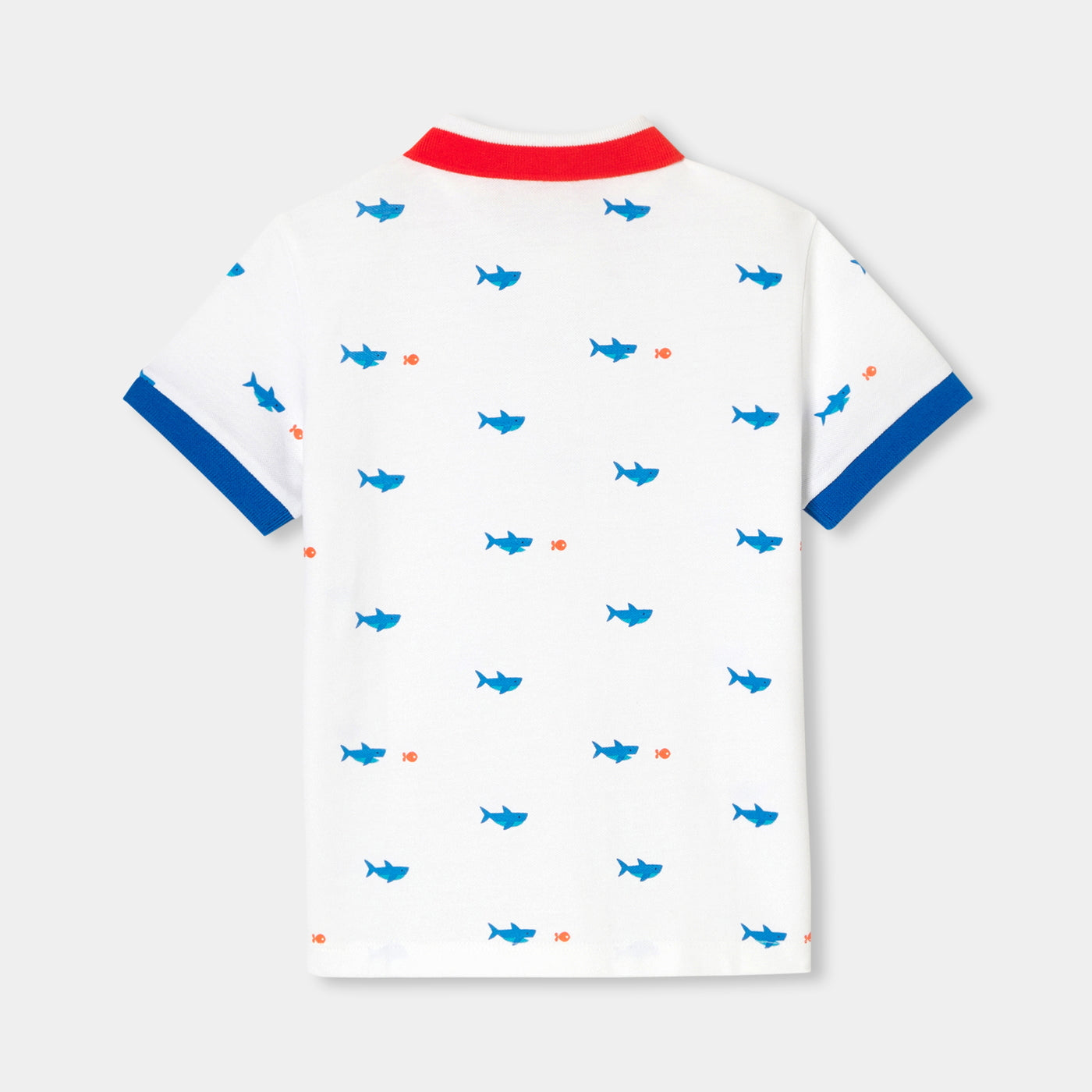 Boy polo shirt in cotton piqué