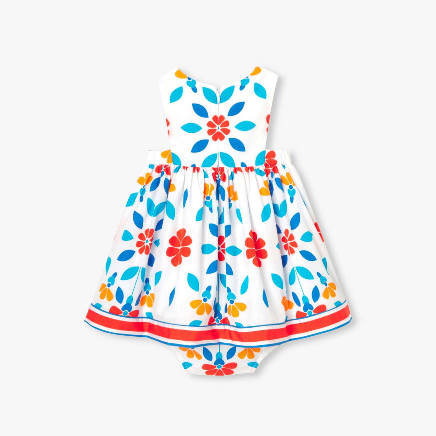 Baby girl dress in poplin