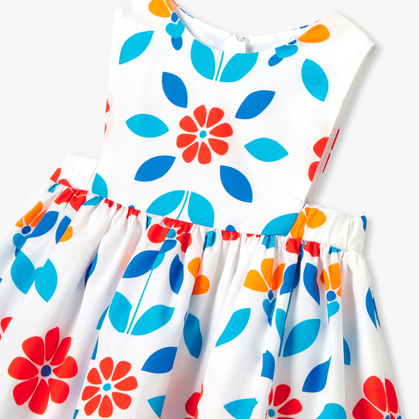 Baby girl dress in poplin