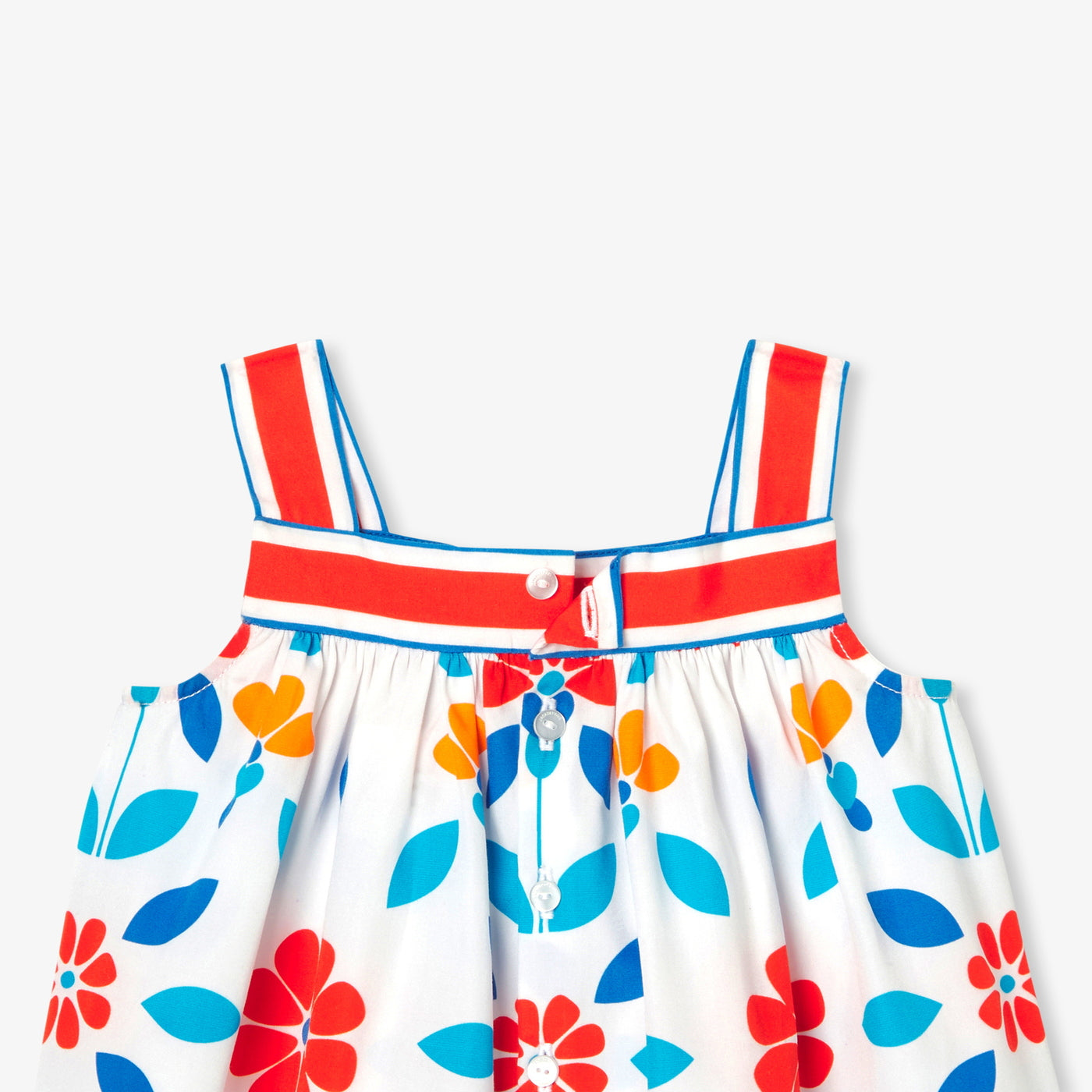 Baby girl blouse in poplin