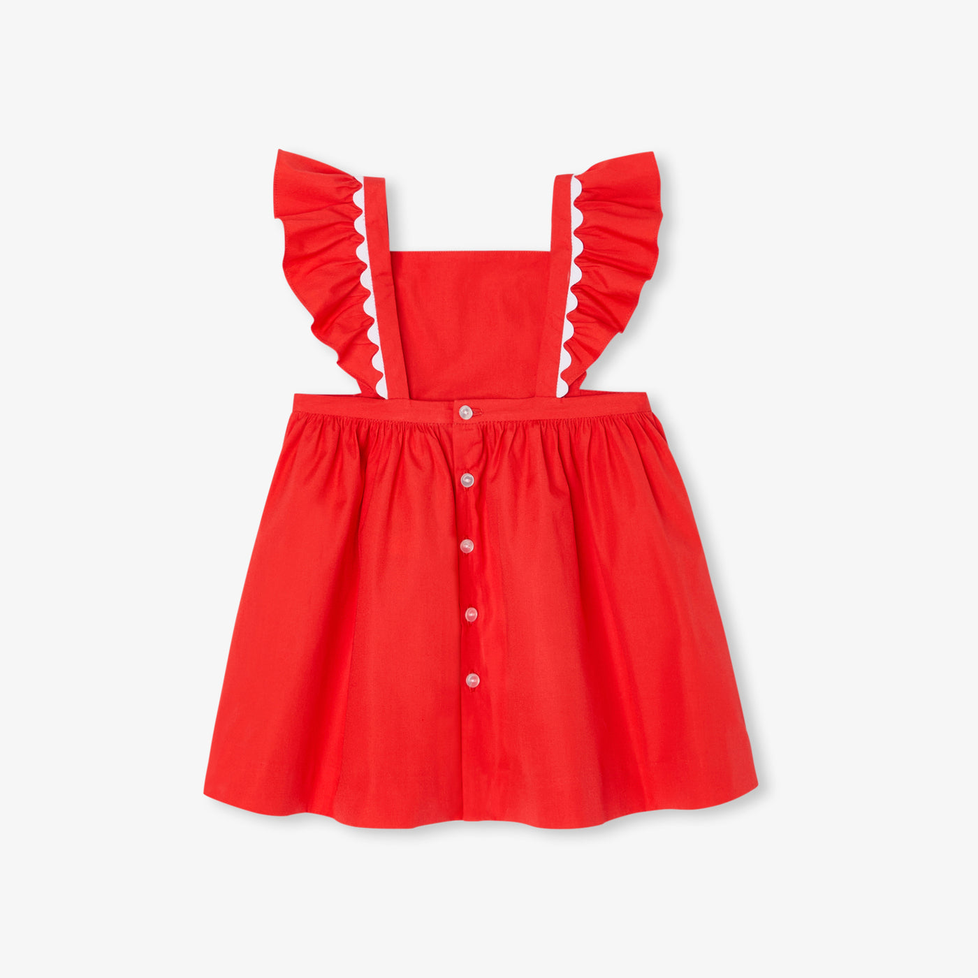 Baby girl dress in poplin