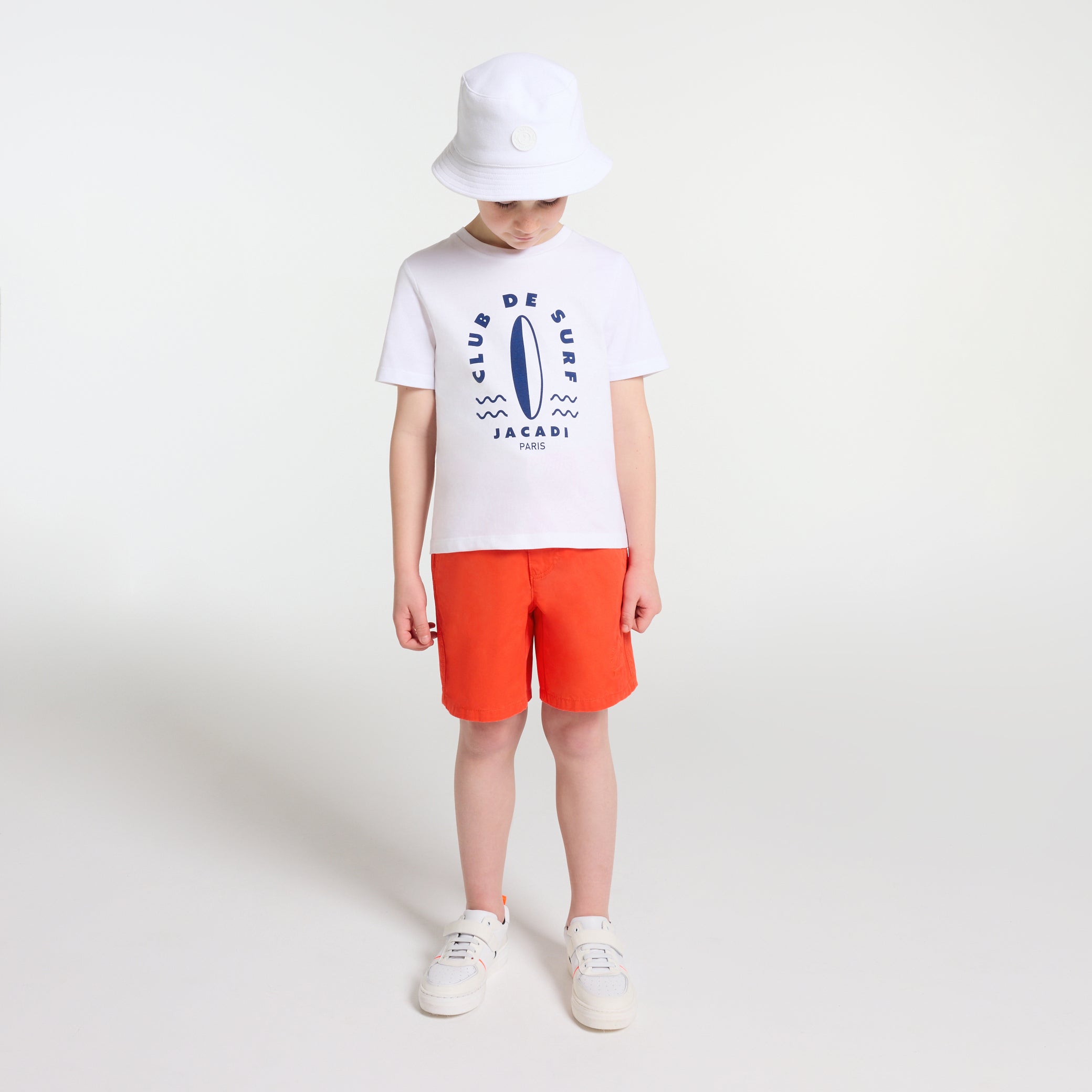 Boy Bermuda shorts in twill