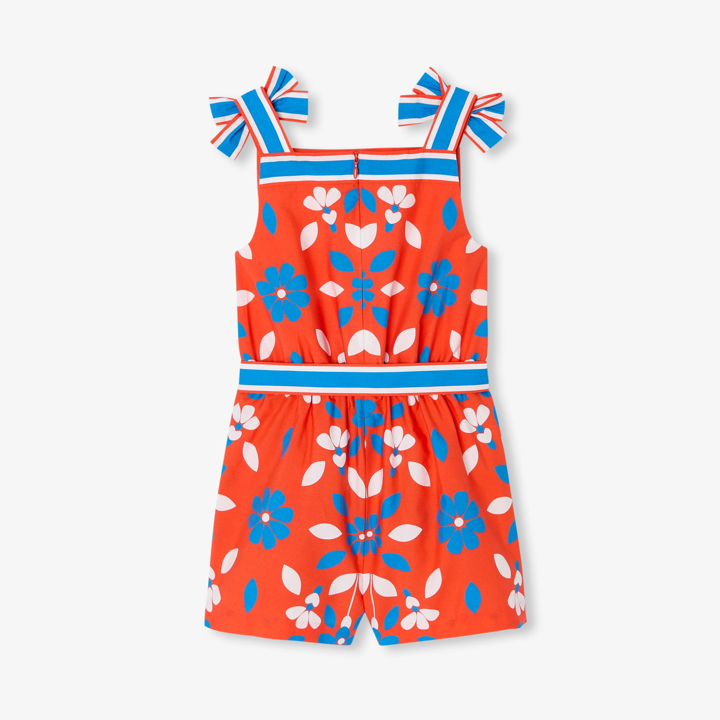 Girl jumpsuit in poplin