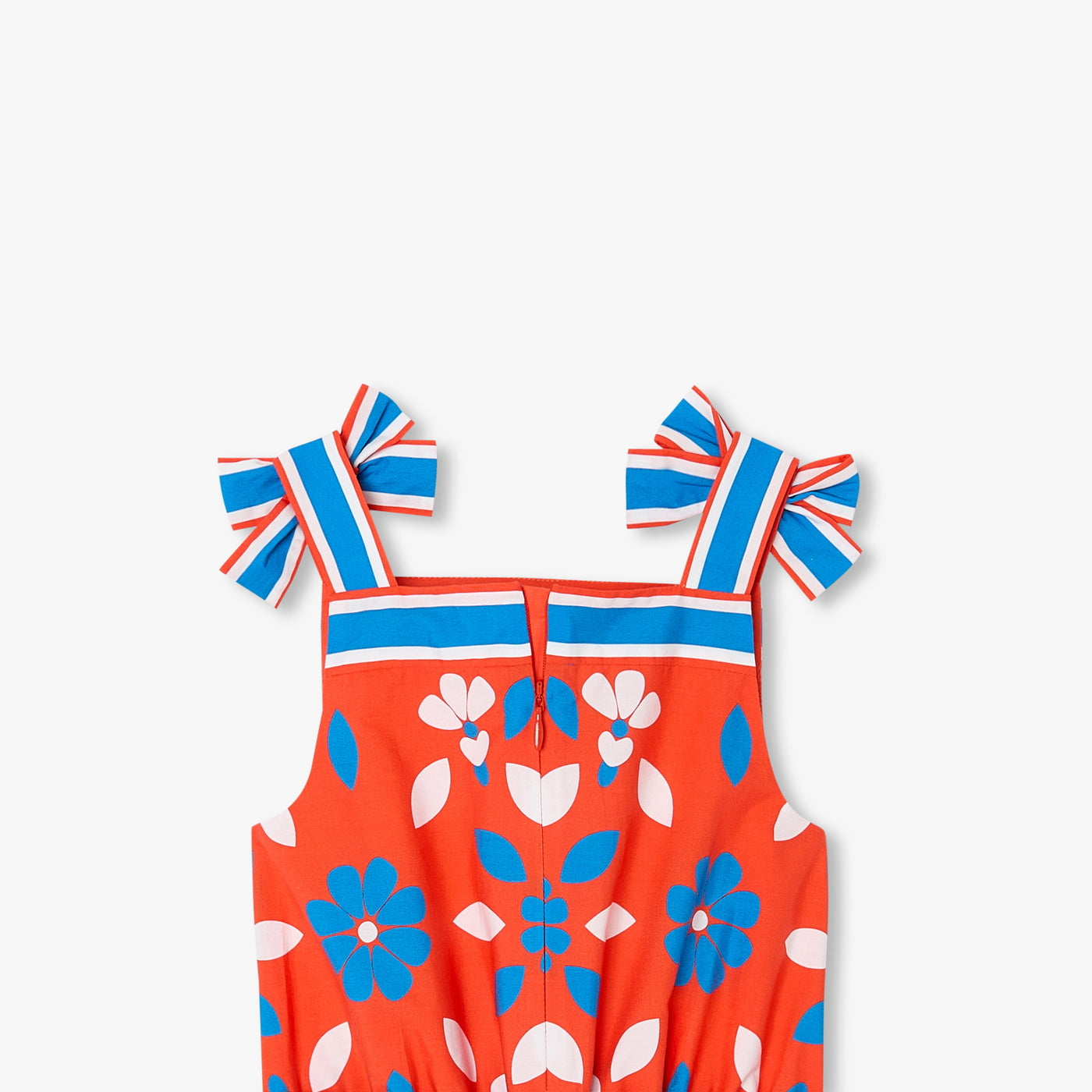 Girl jumpsuit in poplin