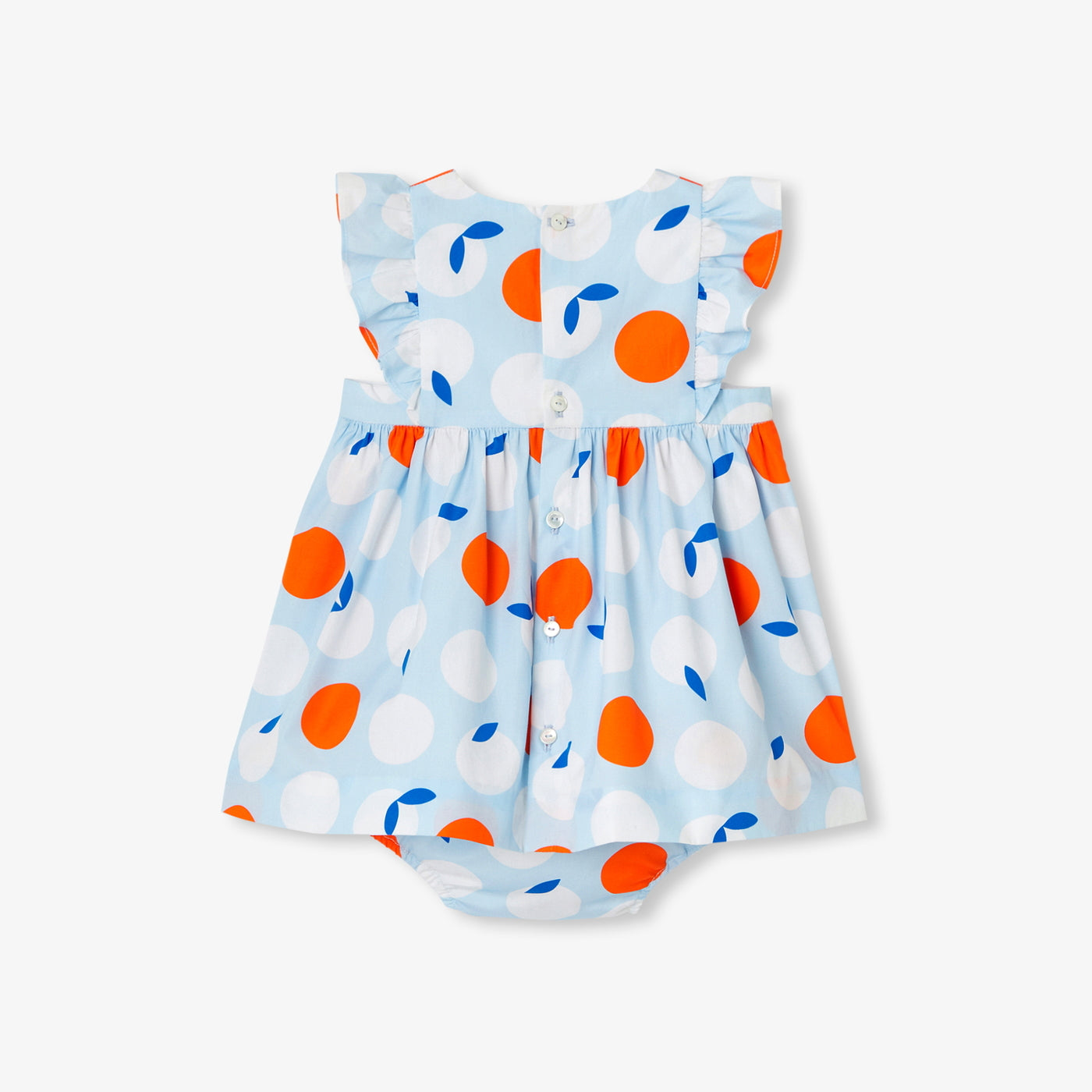 Baby girl dress in poplin