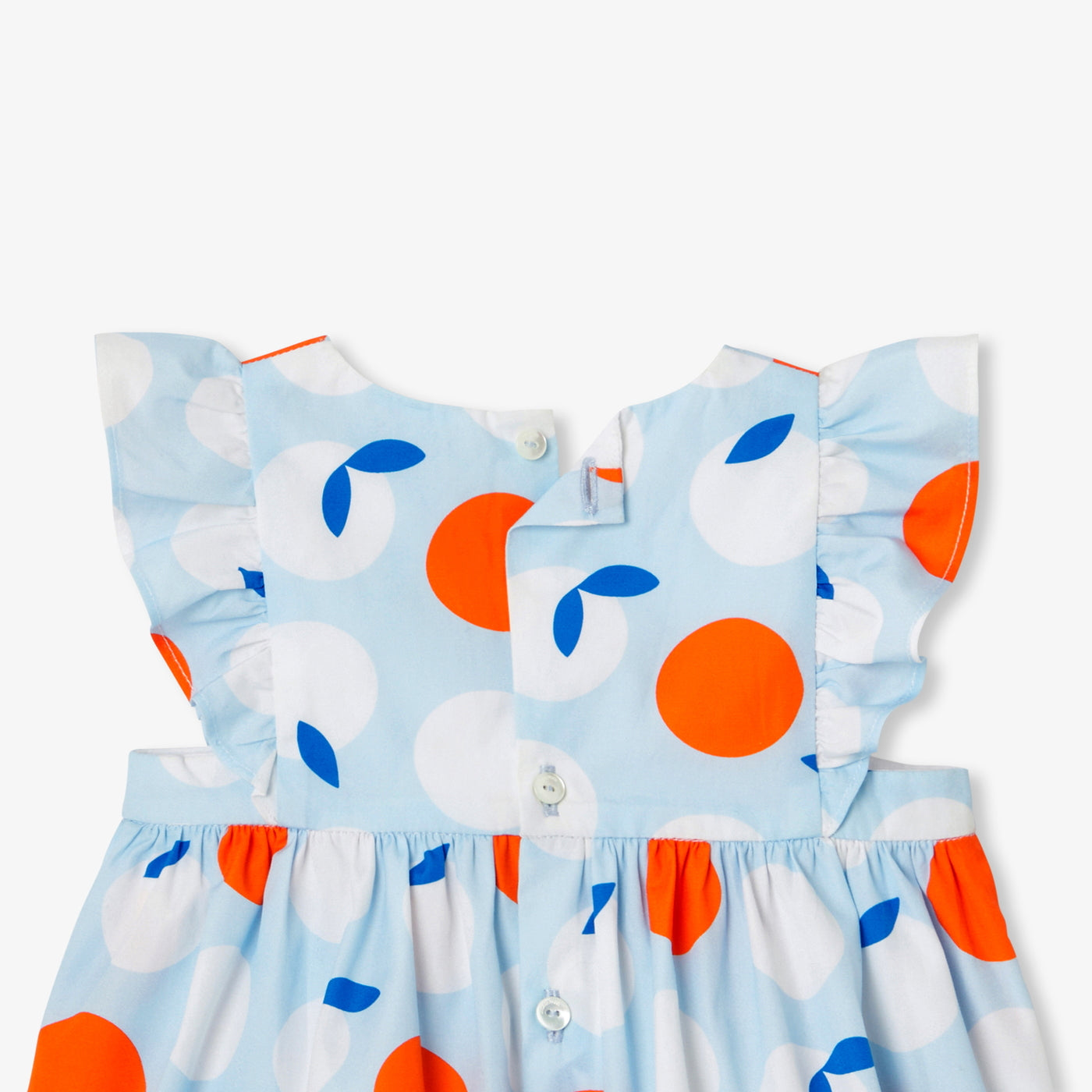 Baby girl dress in poplin