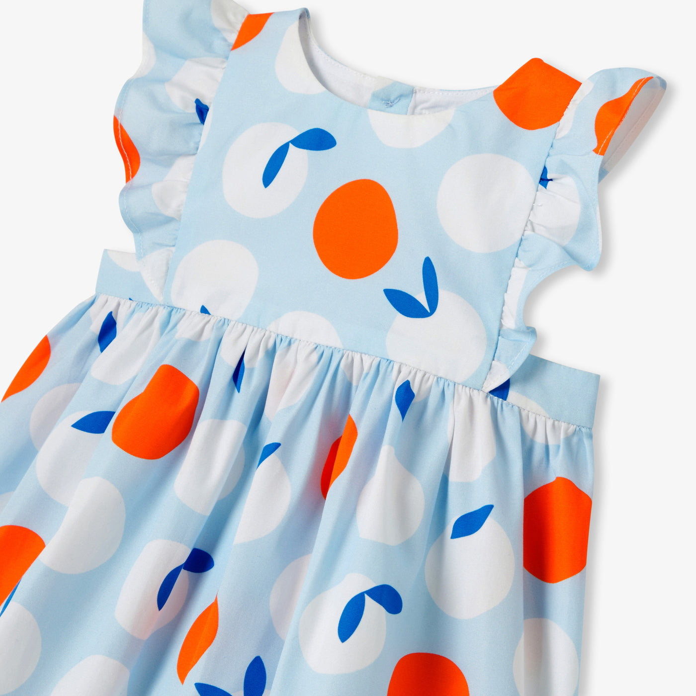 Baby girl dress in poplin