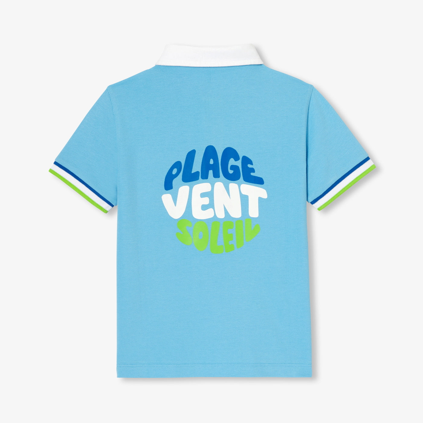 Boy polo shirt in cotton piqué