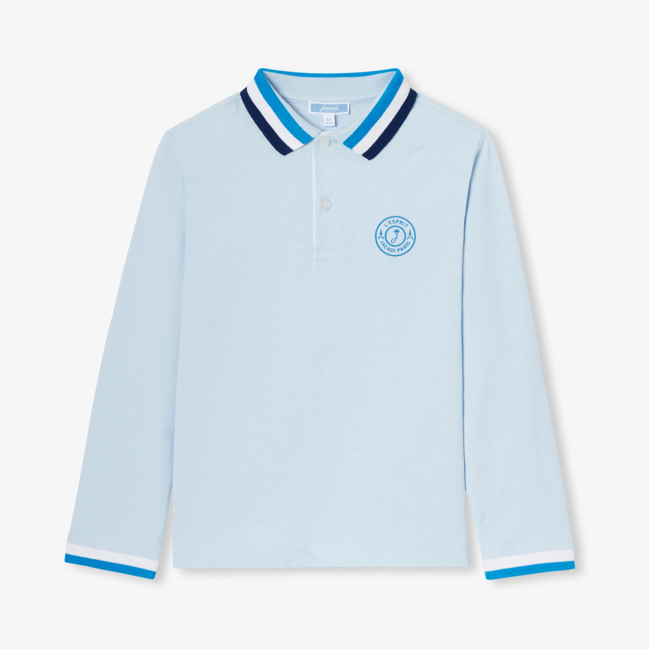 Boy polo shirt in cotton piqué