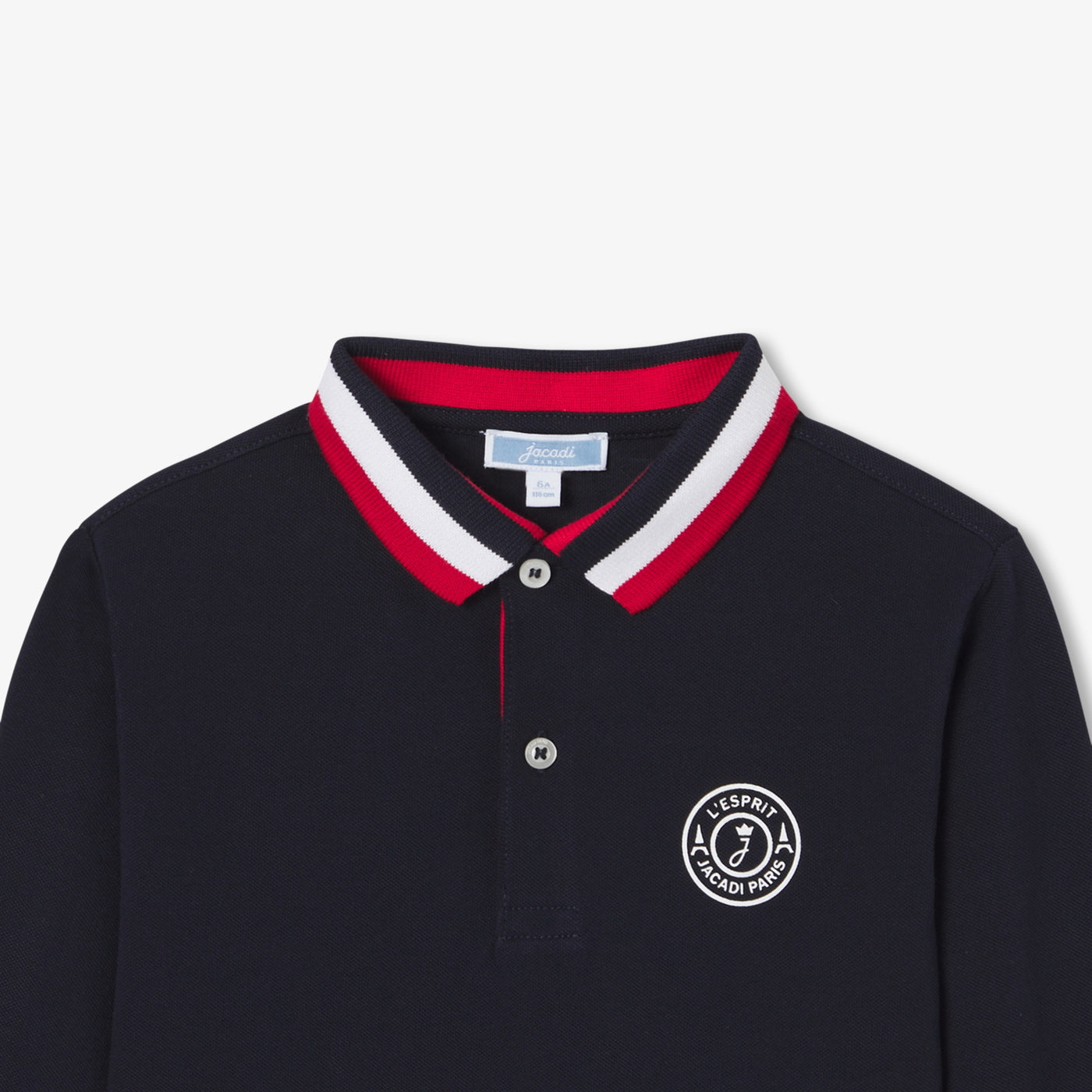Boy polo shirt in cotton piqué