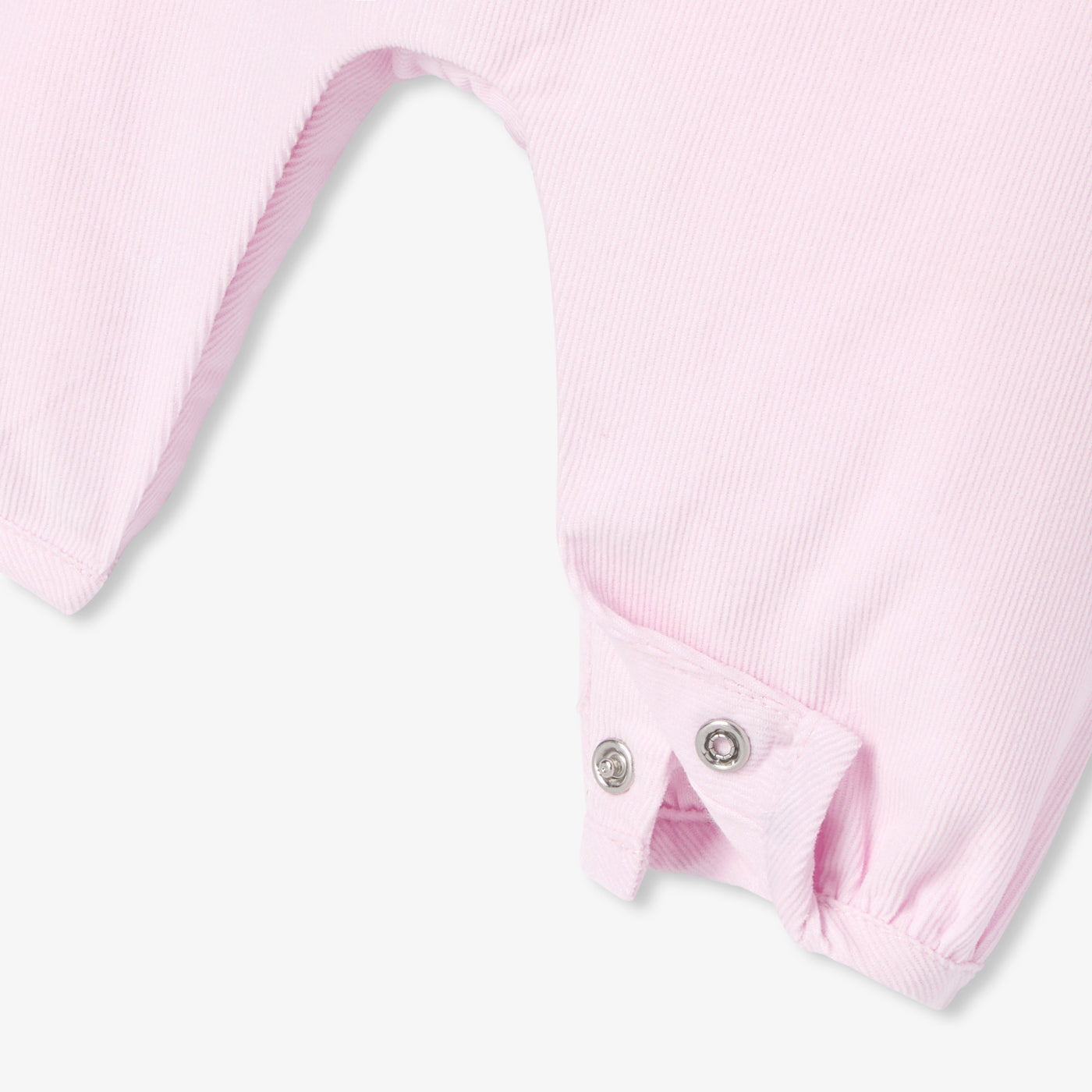 Baby girl velvet overalls