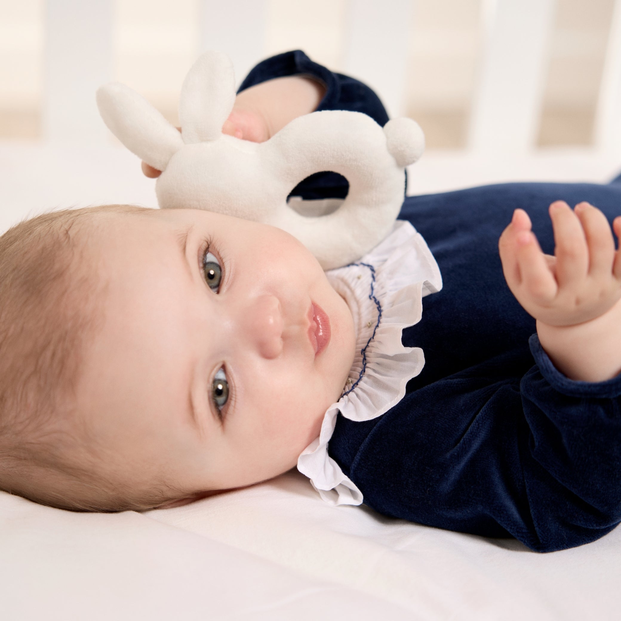 Baby girl velvet pyjamas