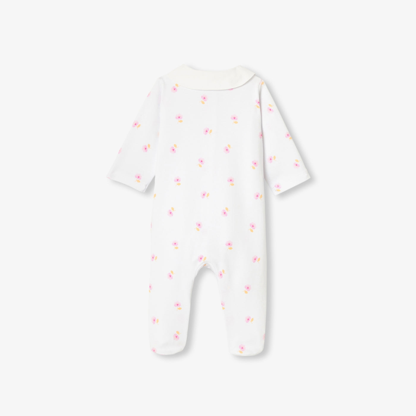 Baby girl pyjamas in cotton interlock