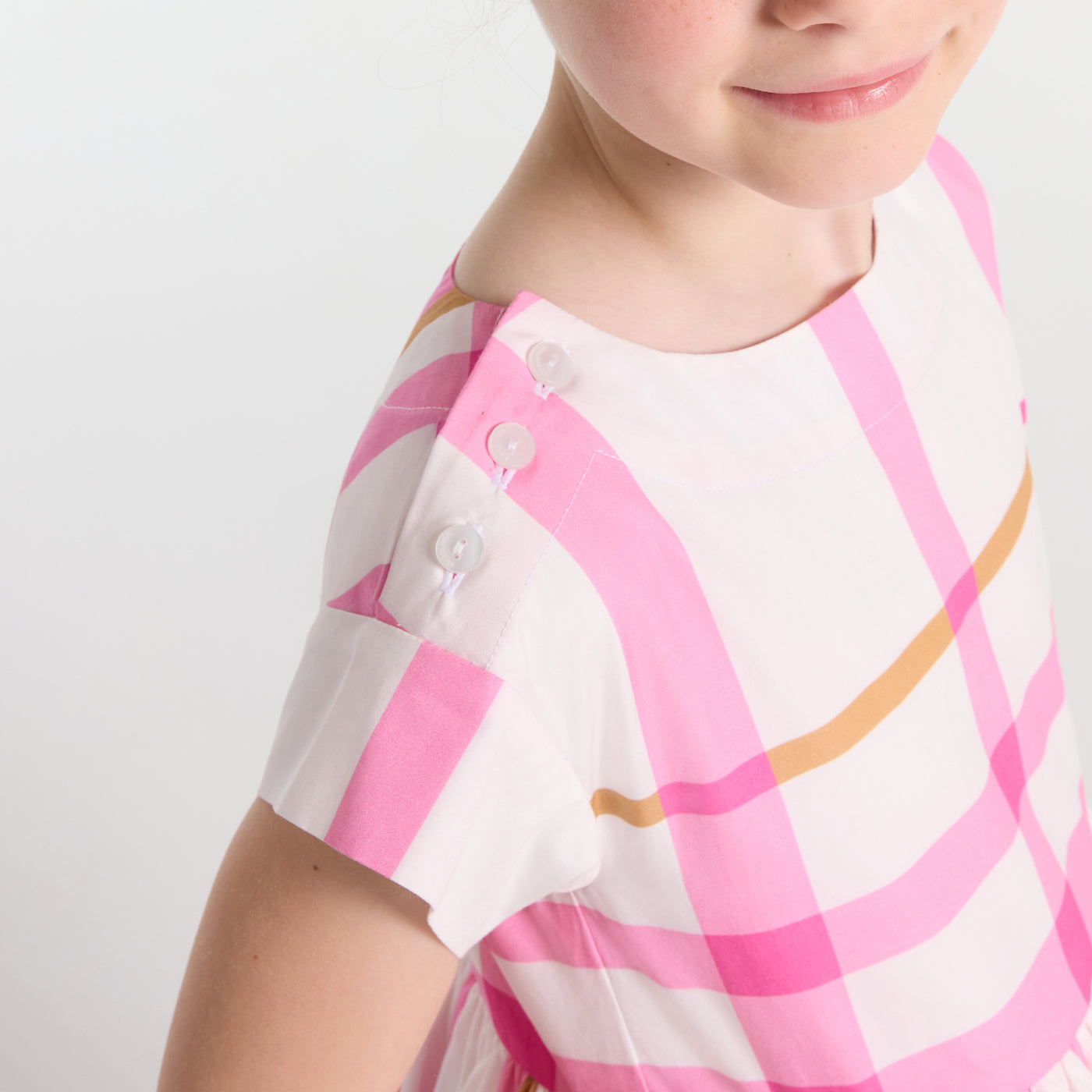 Girl plaid dress