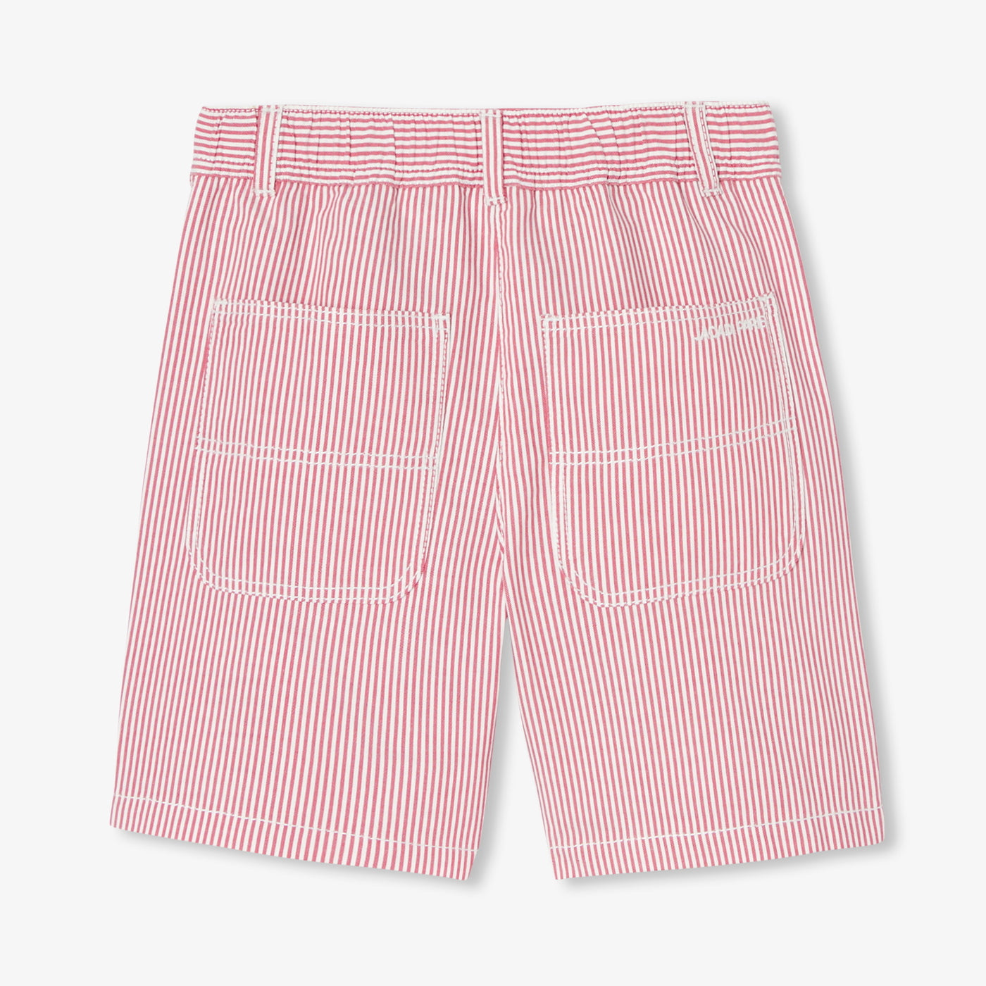 Boy Bermuda shorts in striped twill