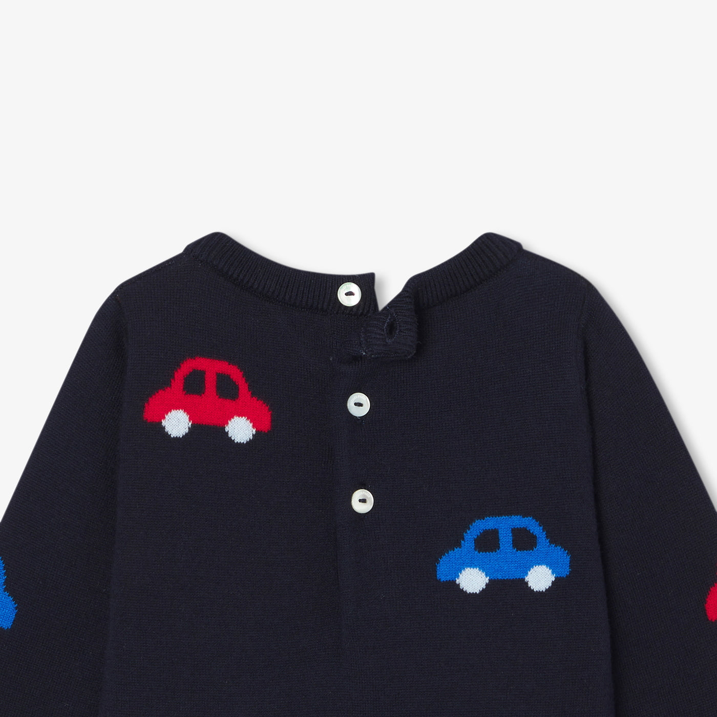 Baby boy knit jumpsuit