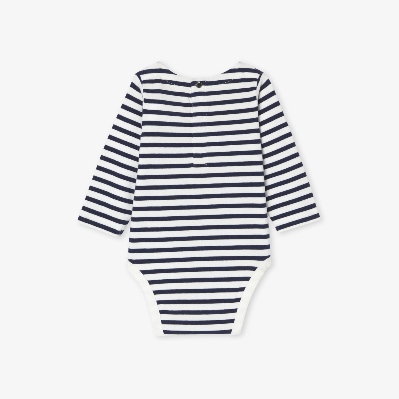 Baby bodysuit in striped jersey
