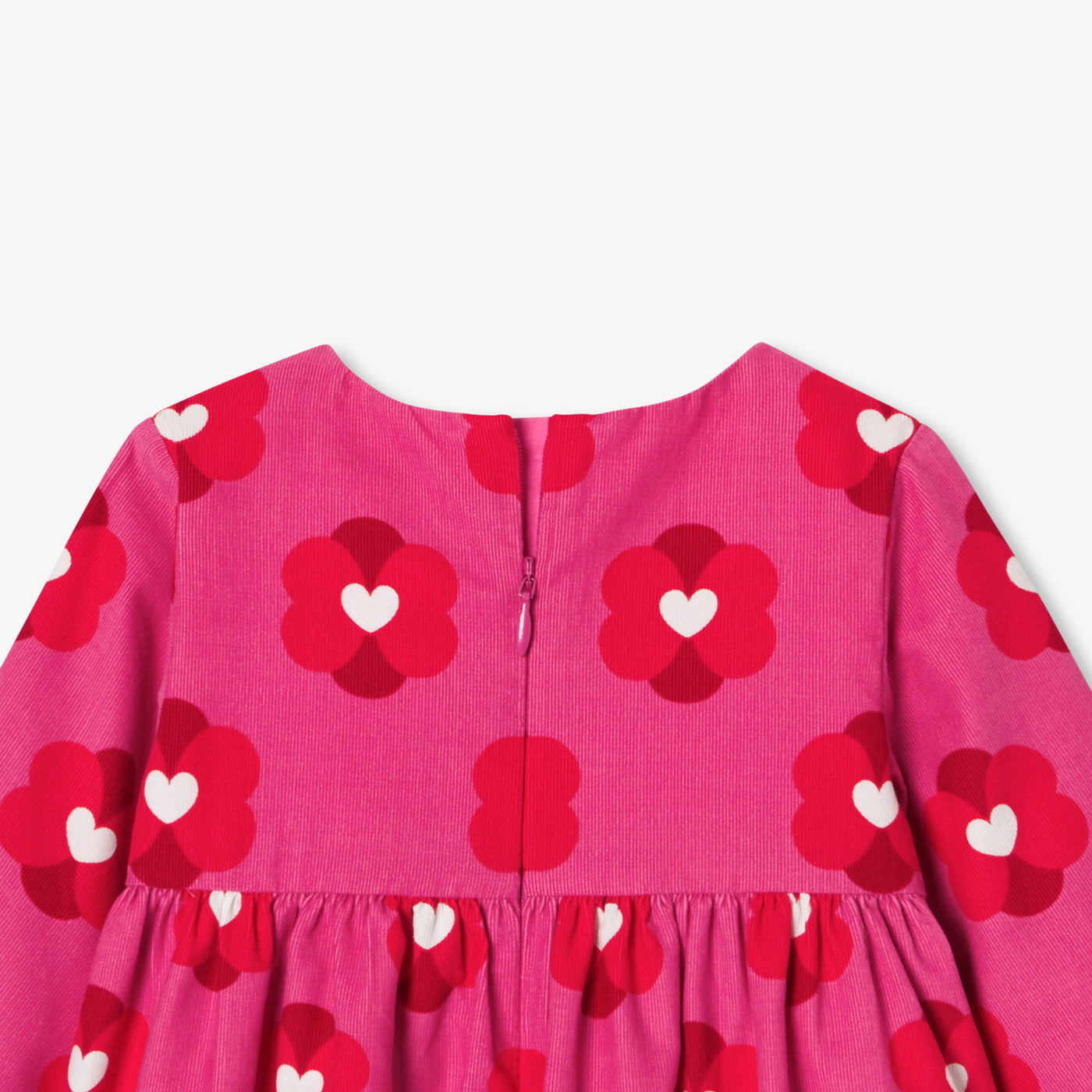 Baby girl dress in velvet milleraies