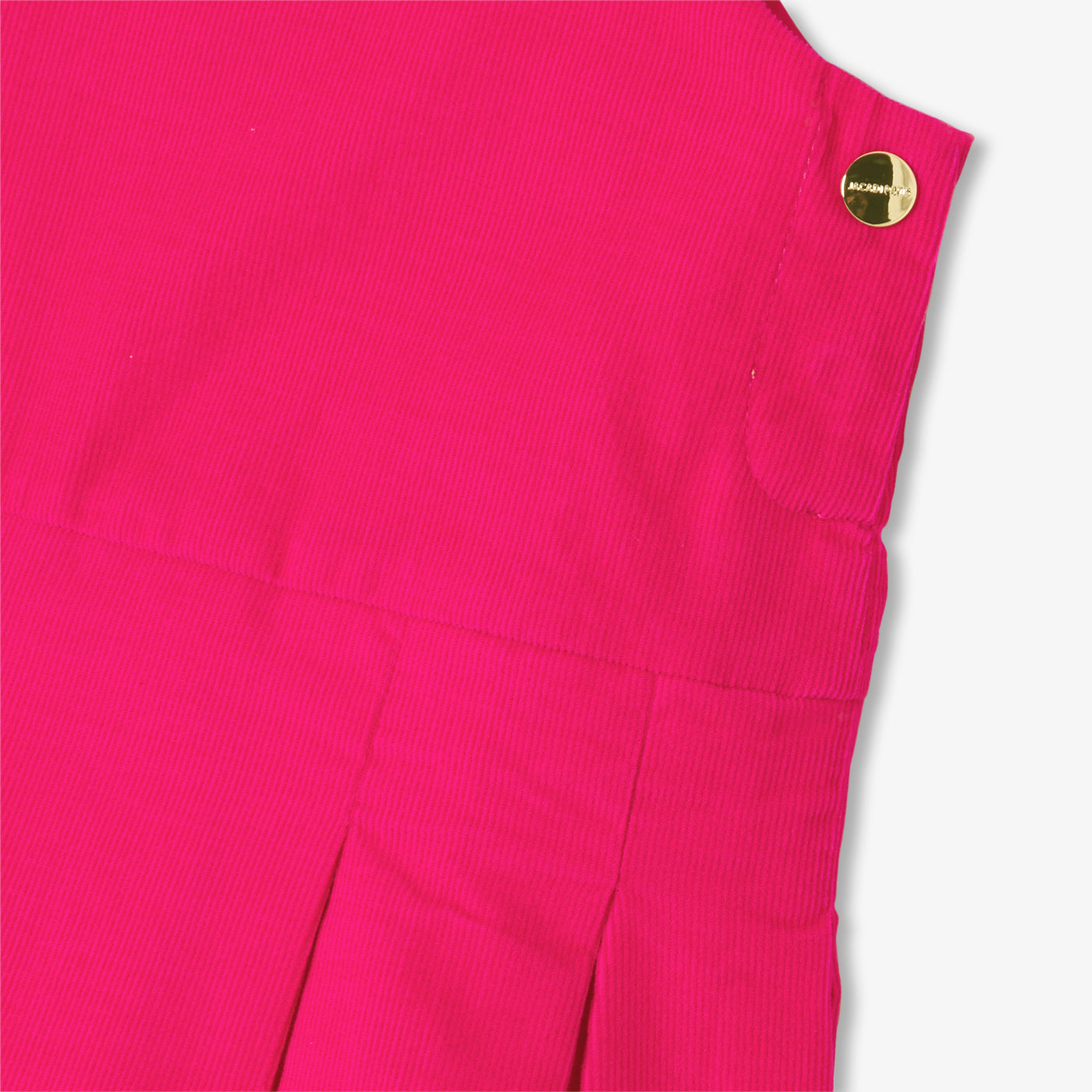 Baby girl velvet pinafore dress