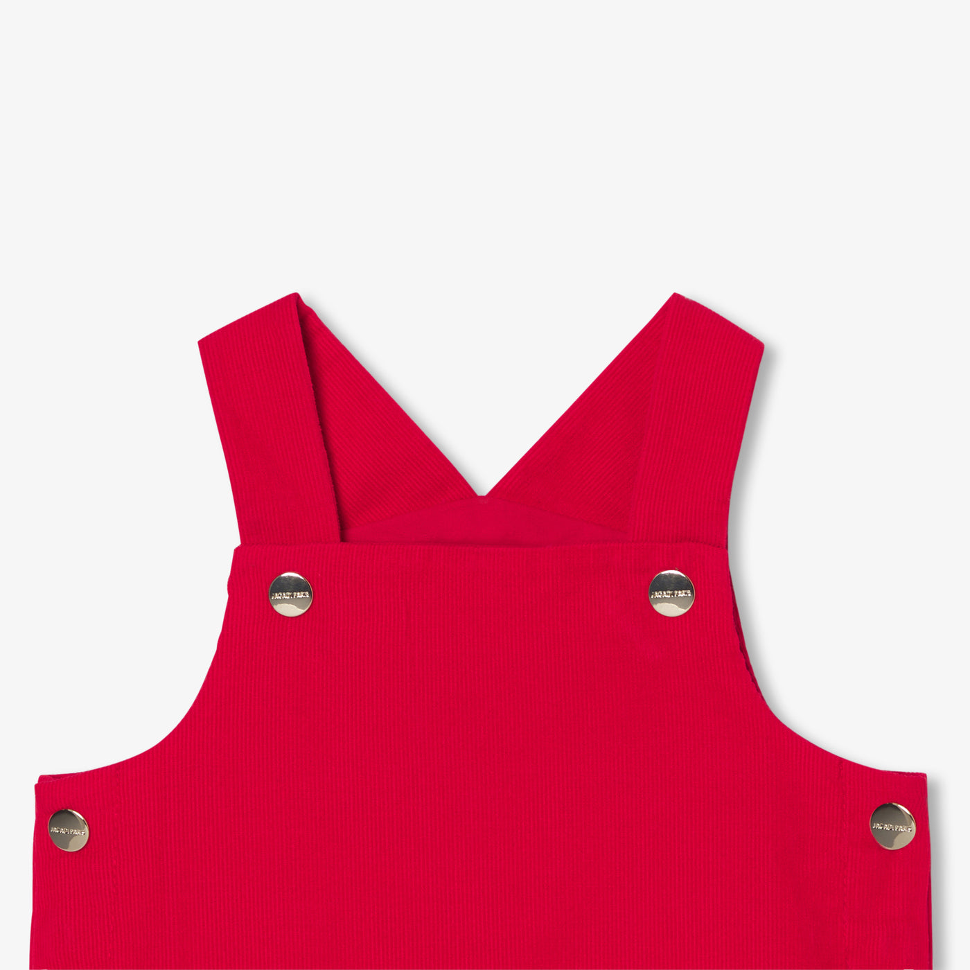 Baby girl velvet pinafore dress
