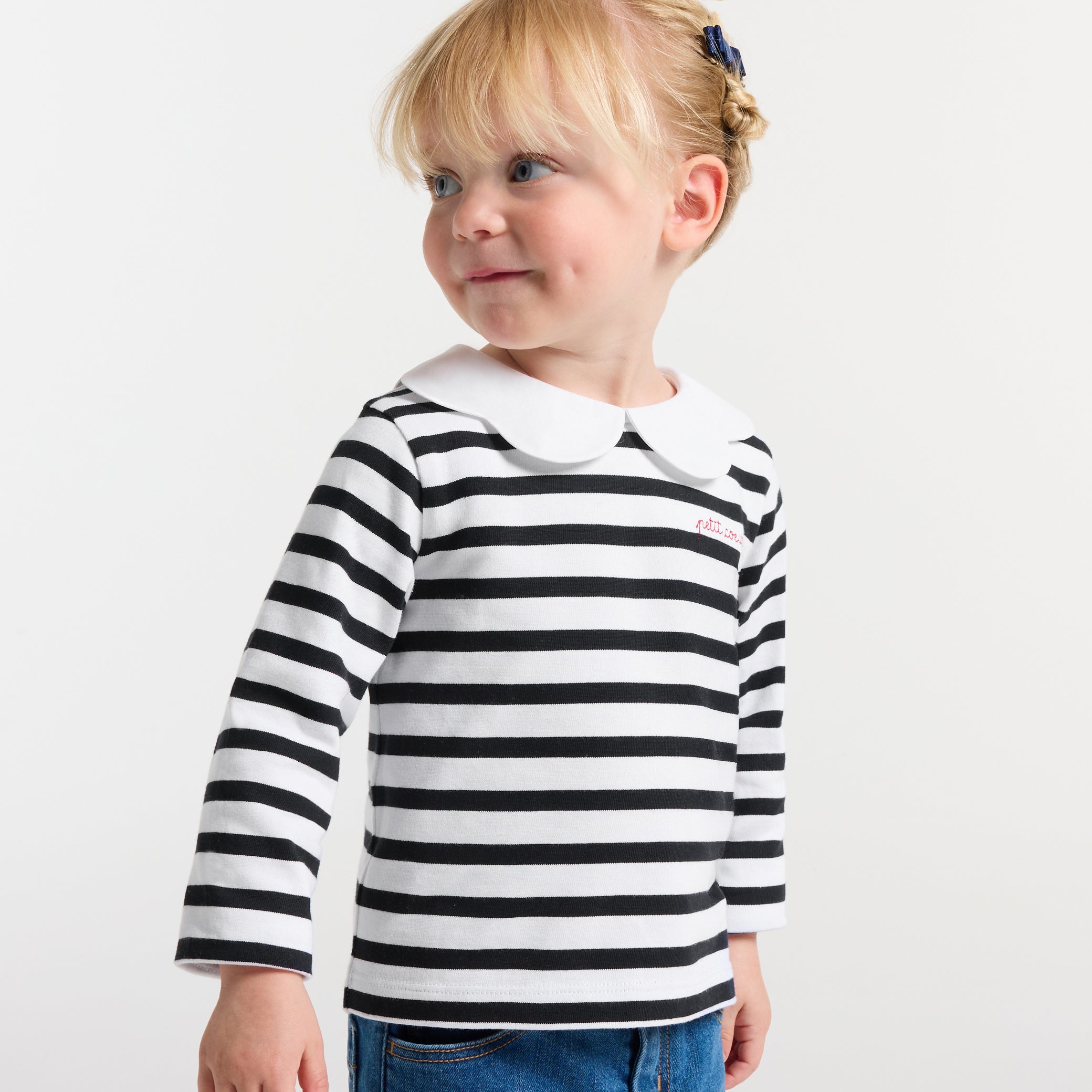 Baby girl Breton tee