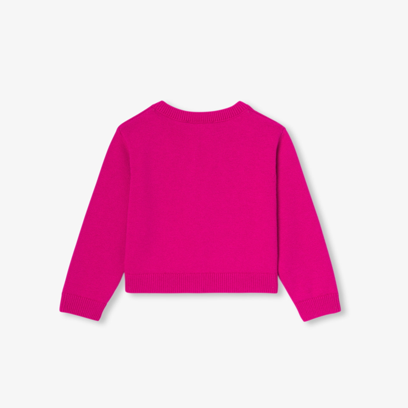 Baby girl cardigan in cotton and wool