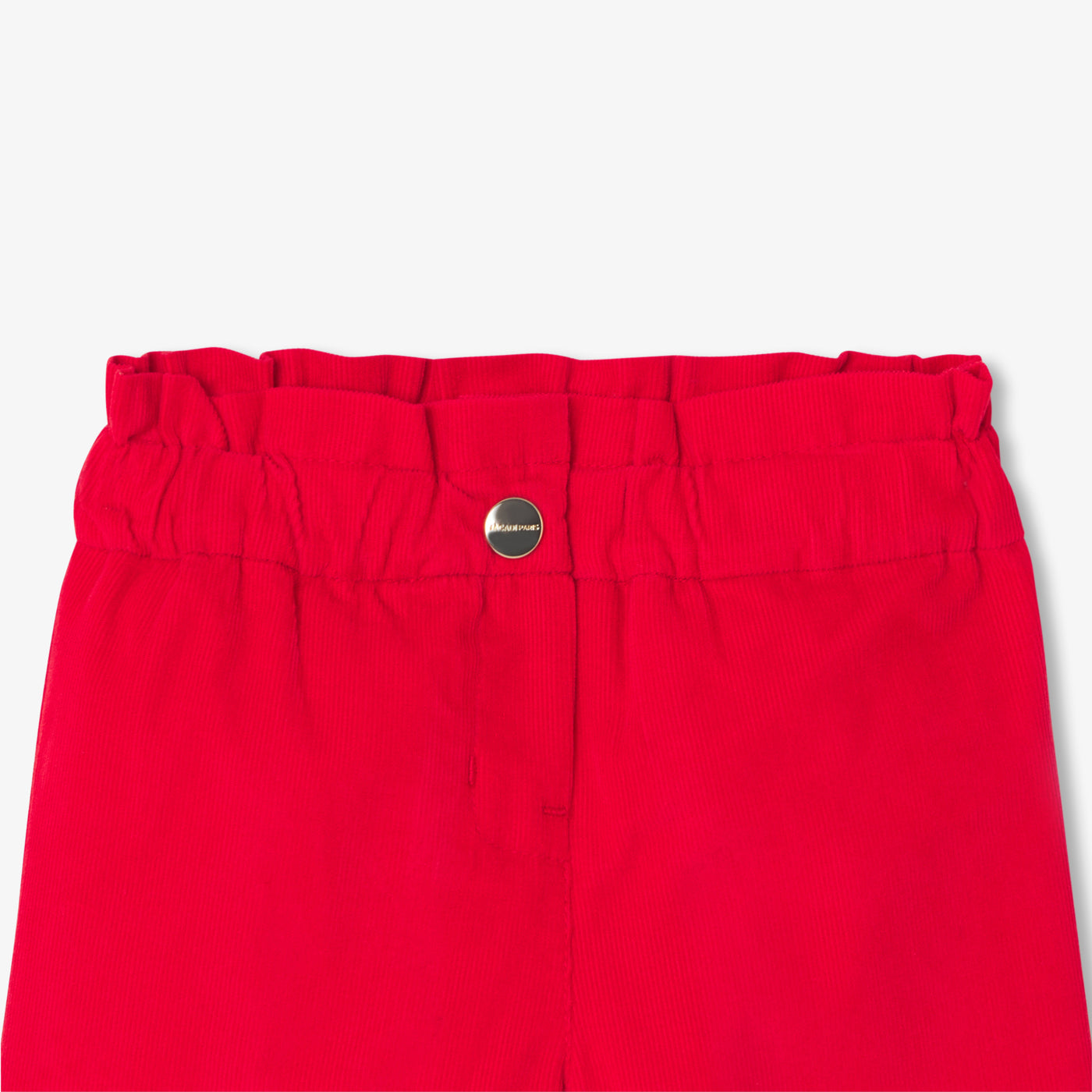 Baby girl shorts in milleraies velvet