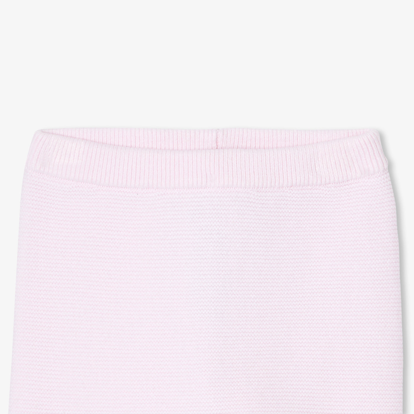 Baby girl set in garter stitch