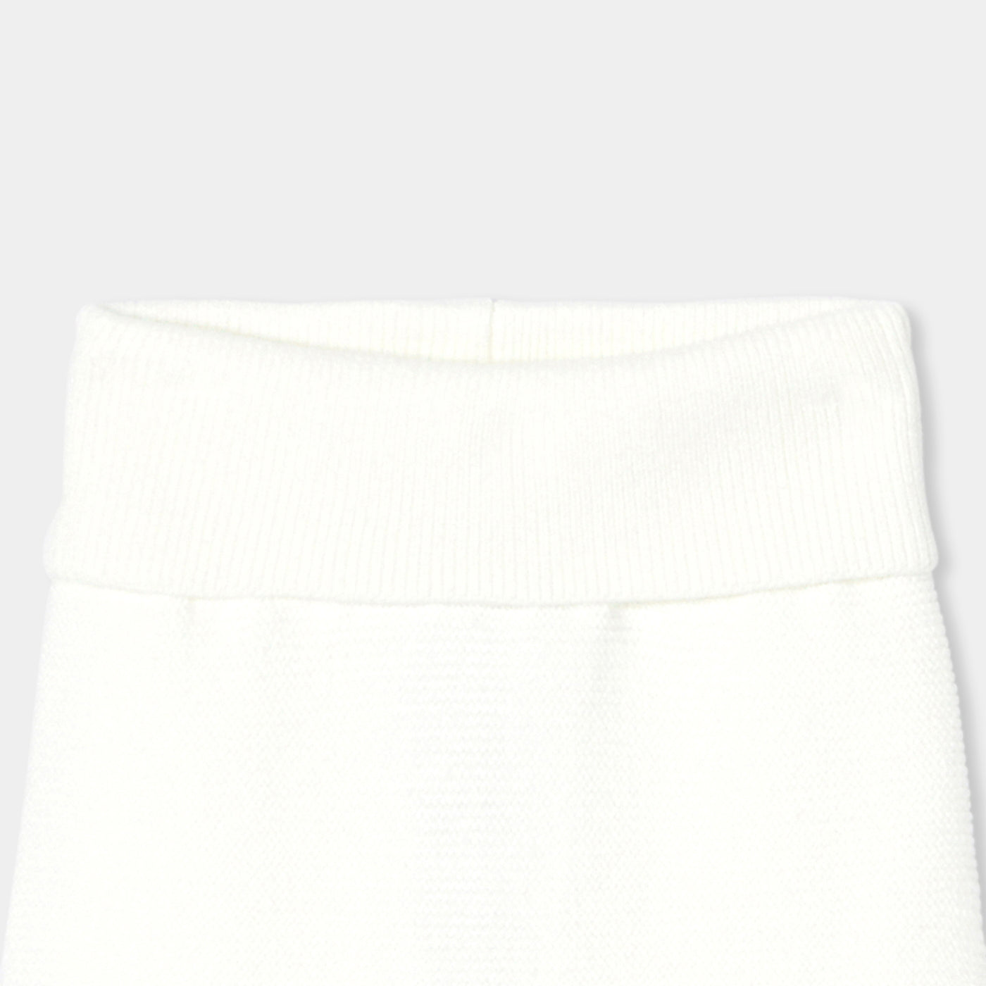 Baby cotton garter-stitch  set