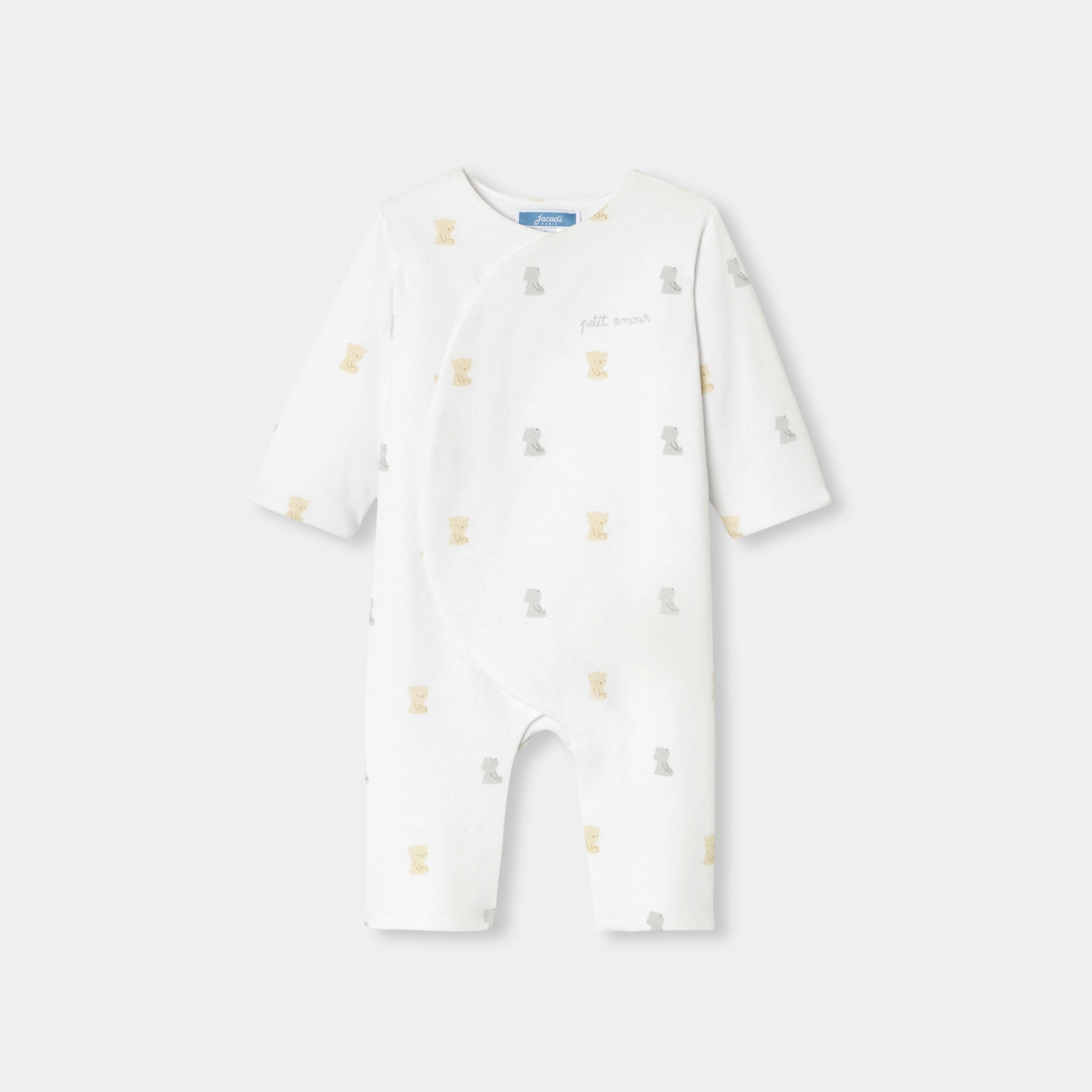 Baby jumpsuit in wadded jersey