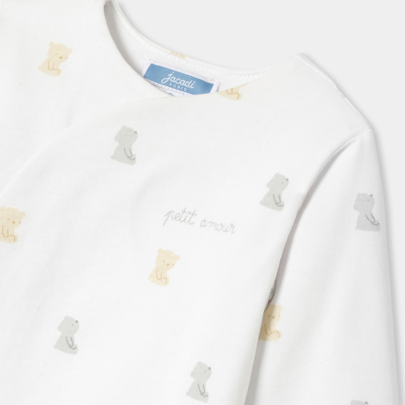 Baby jumpsuit in wadded jersey