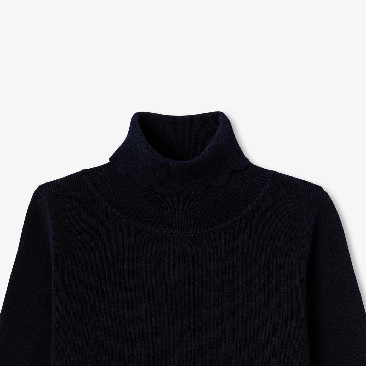 Girl turtleneck sweater