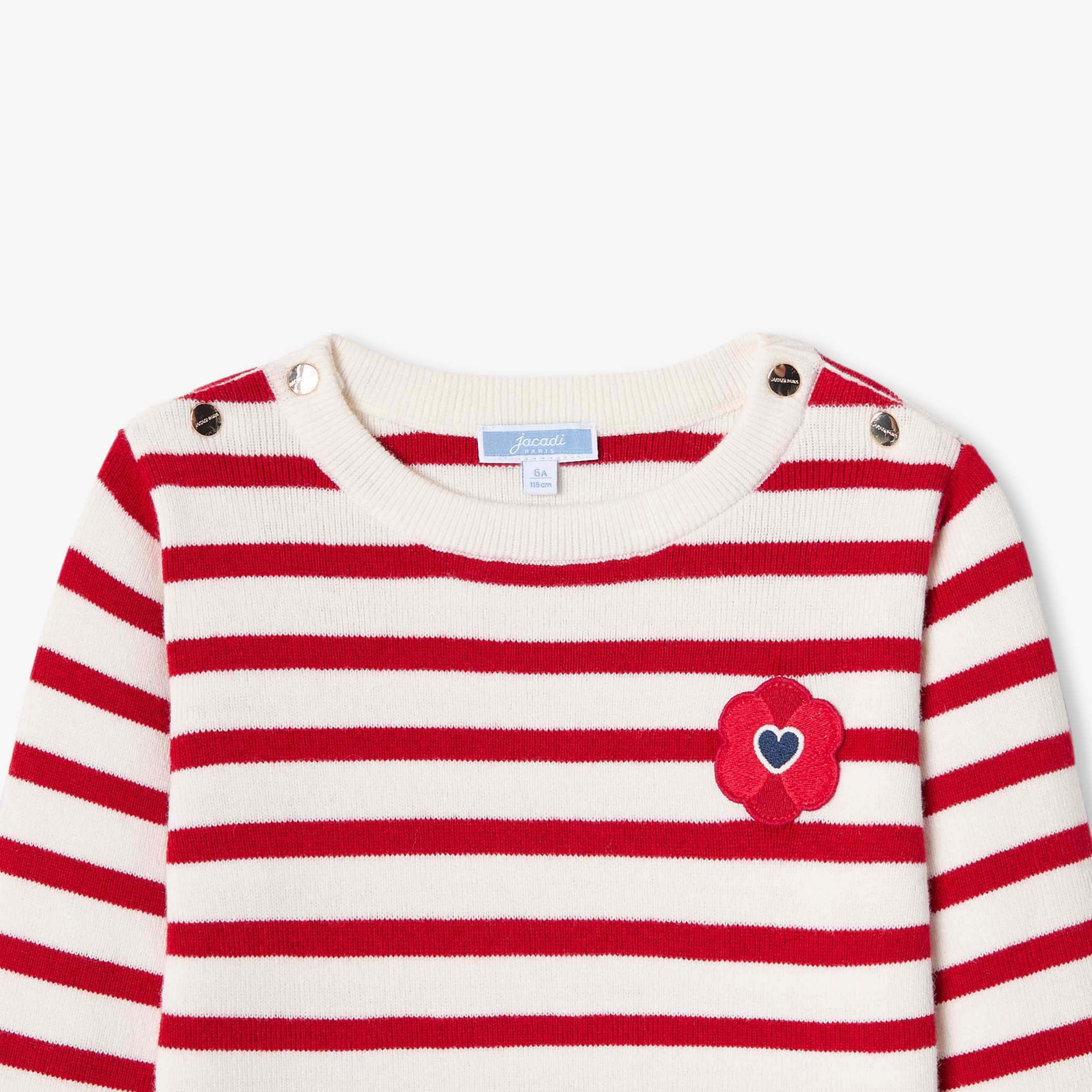 Girl striped sweater