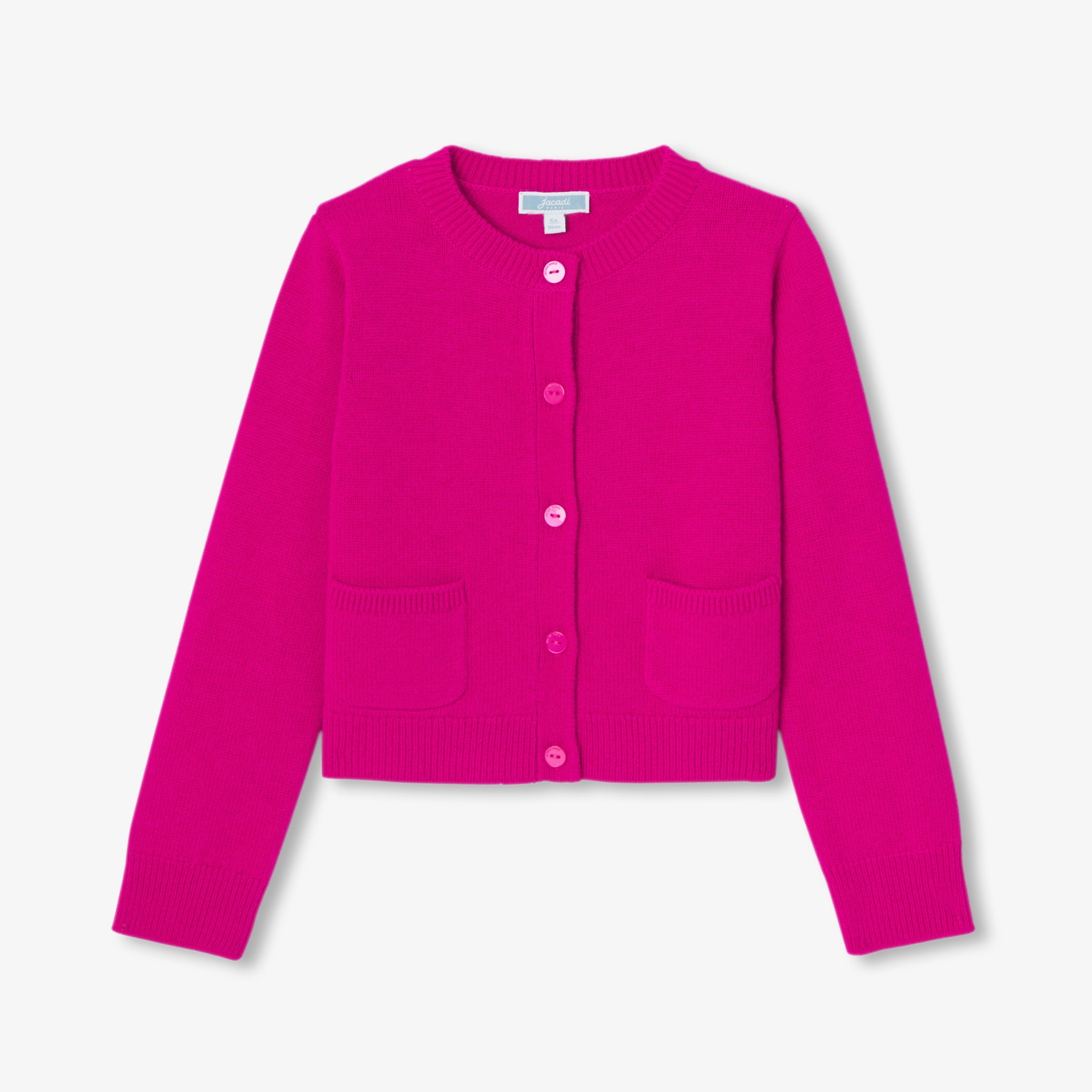 Girl wool and cashmere cardigan