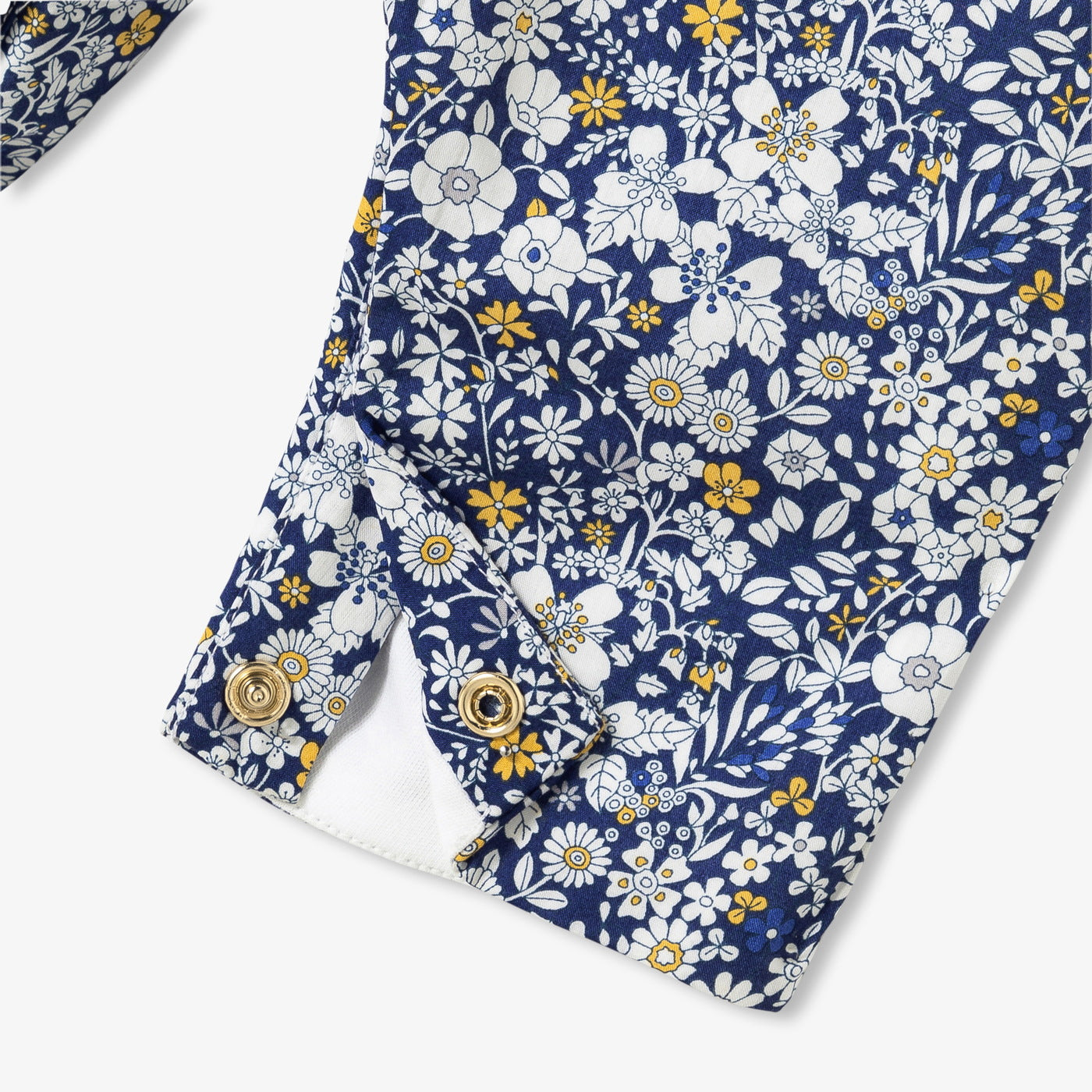 Baby girl overalls in Liberty fabric