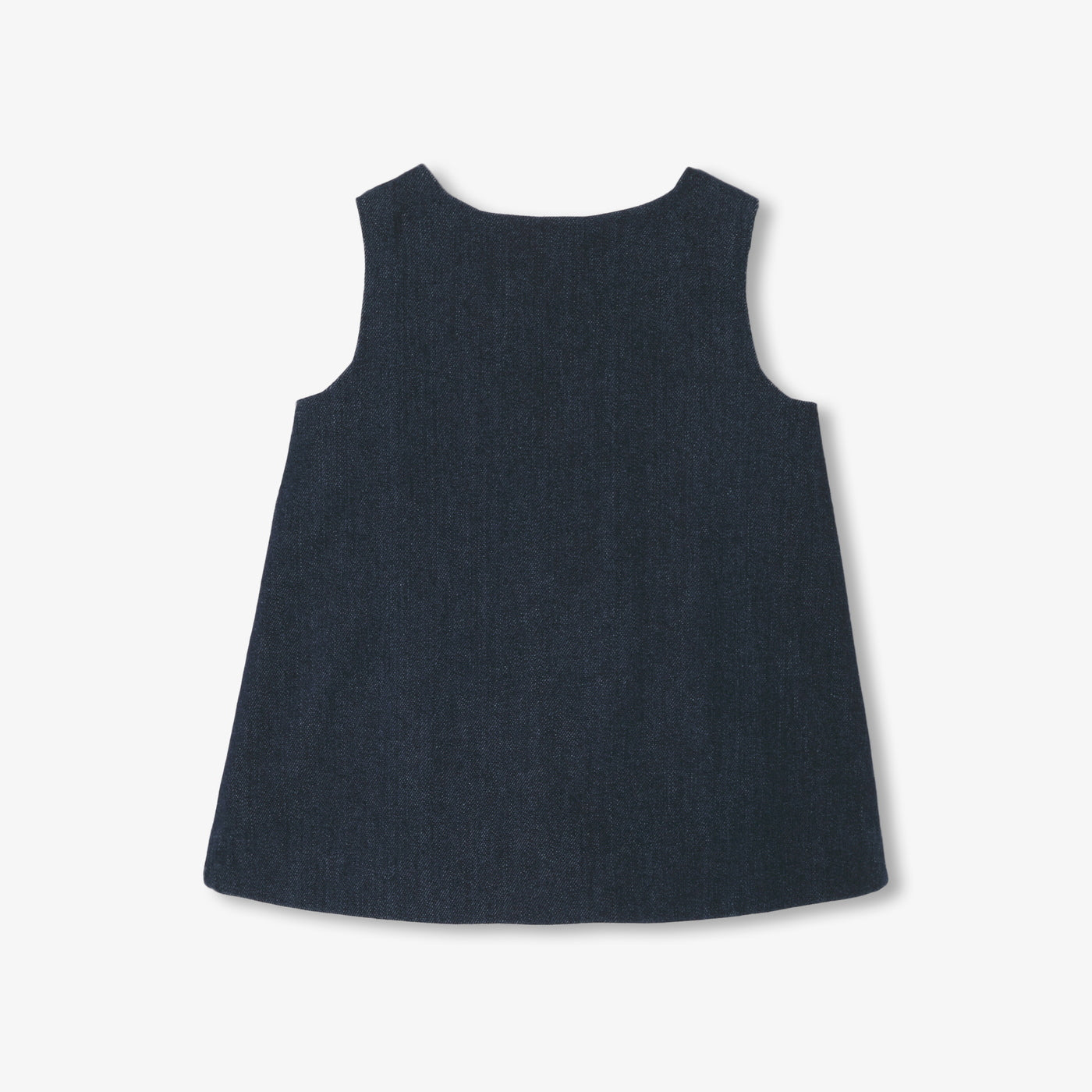 Baby girl denim pinafore dress